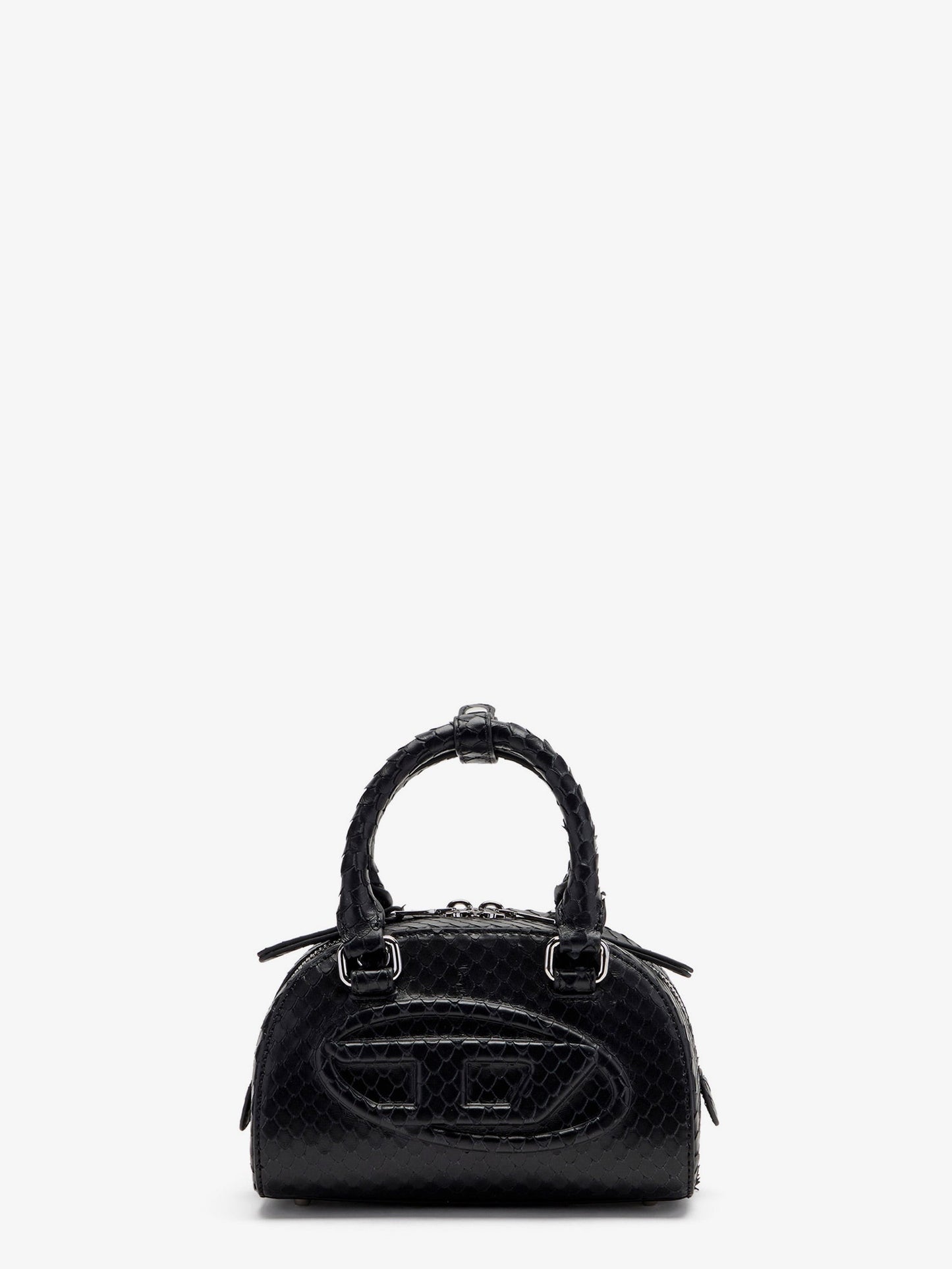 Diesel Women 1Dr Dome Python Leather Crossbody Bag DIESEL