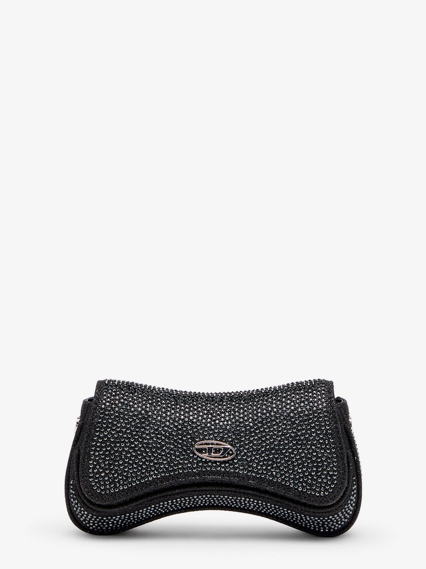 Diesel Women Play Crossbody Xs Shoulder Bag With All-Over Rhinestones DIESEL