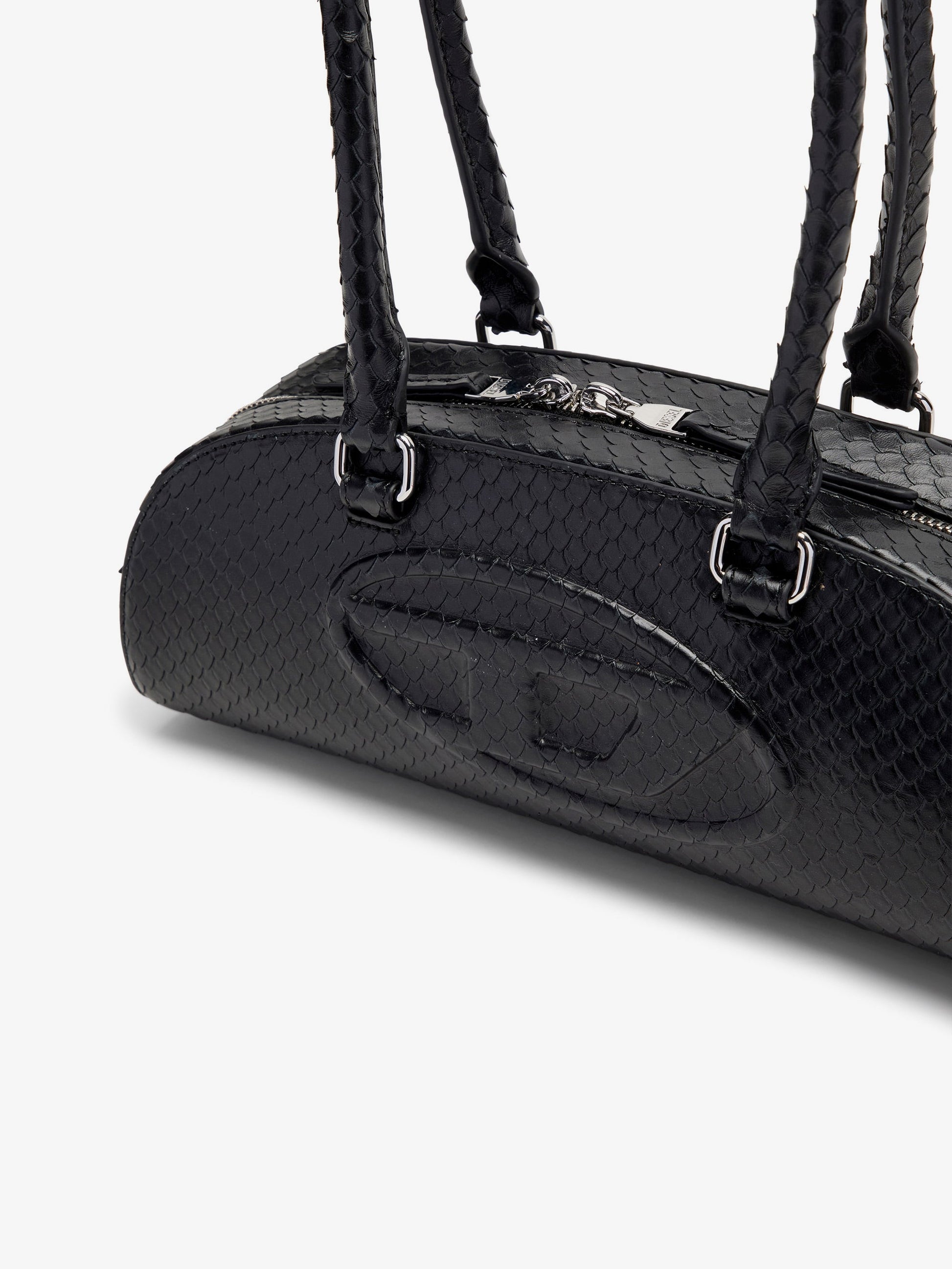 Diesel Women 1Dr Python Effect Leather Shoulder Bag DIESEL