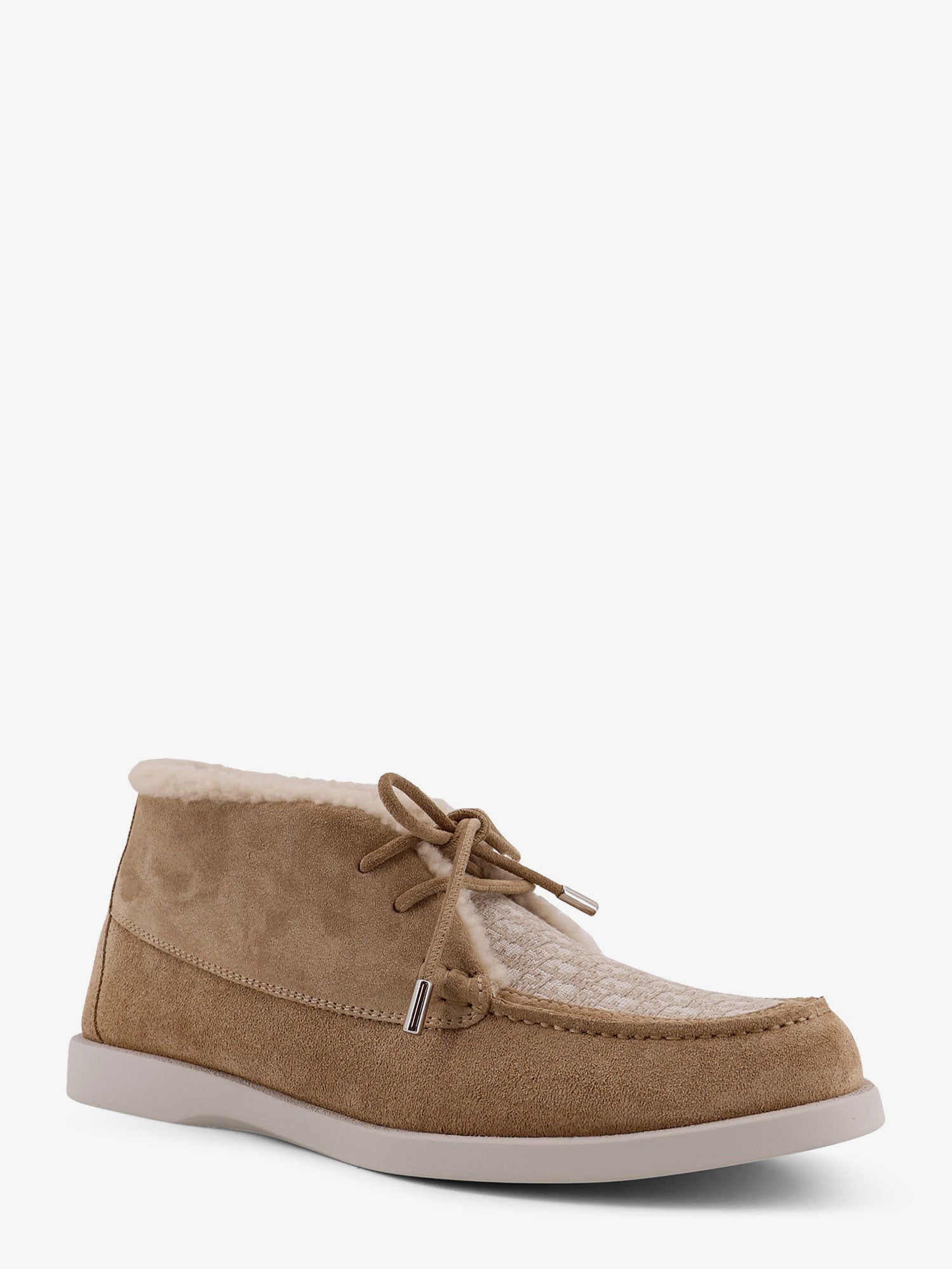 Dior Men Dior Granville Suede Lace-Up With Dior Oblique Logo CHRISTIAN DIOR