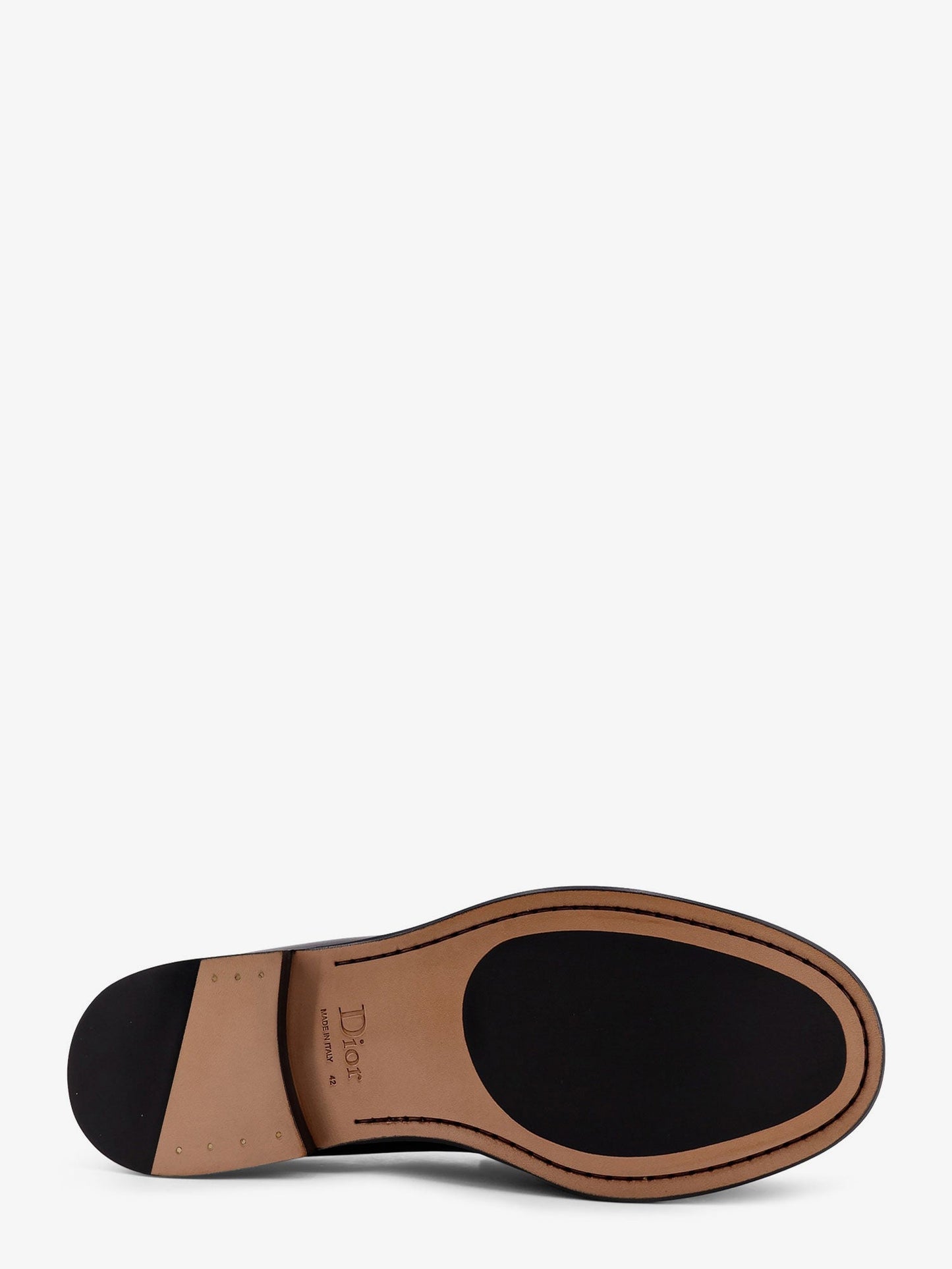 Dior Men Leather Loafers With Dior Oblique Detail CHRISTIAN DIOR