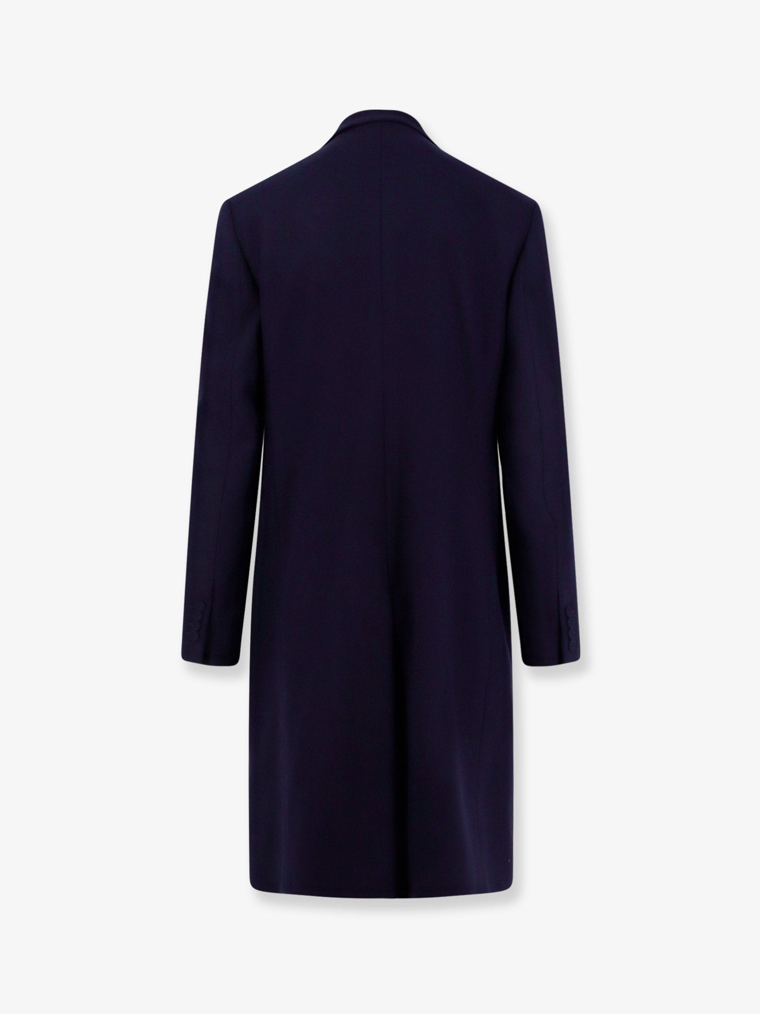 Dior Men Single-Breasted Virgin Wool Coat CHRISTIAN DIOR