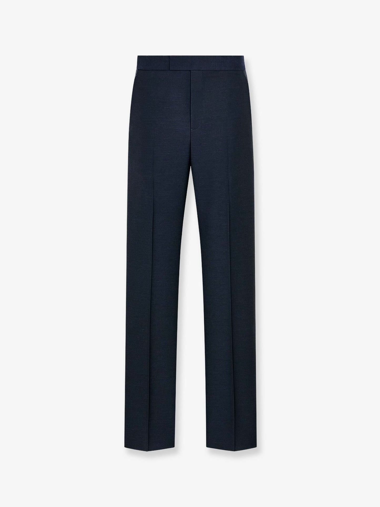 Dior Men Wool And Mohair Trousers With Satin Details CHRISTIAN DIOR