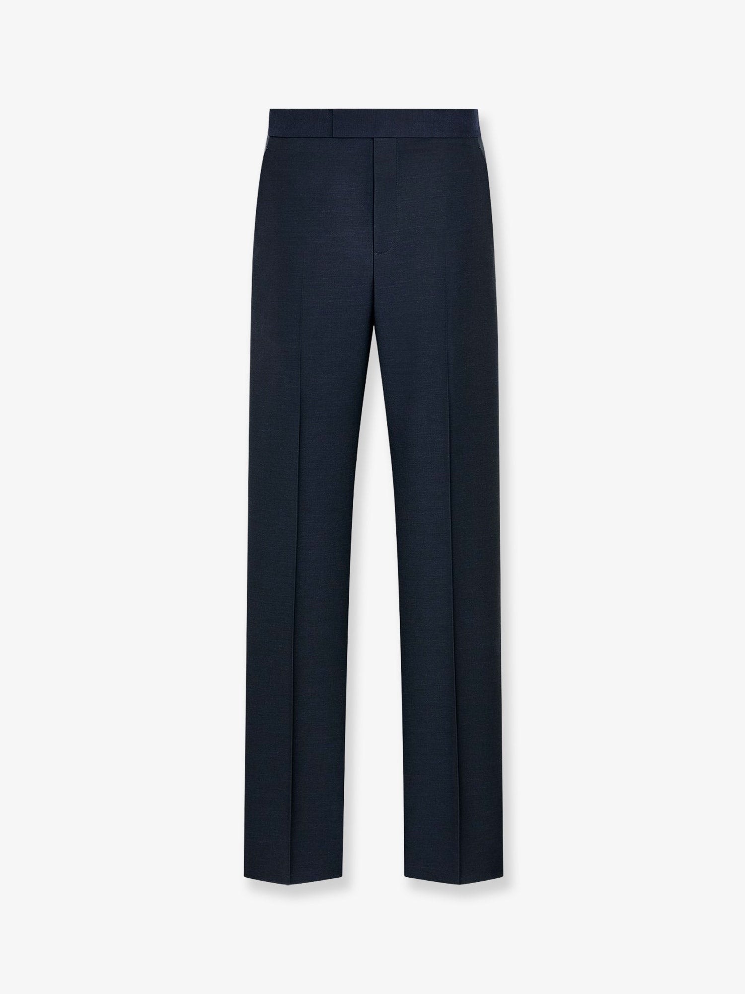 Dior Men Wool And Mohair Trousers With Satin Details CHRISTIAN DIOR