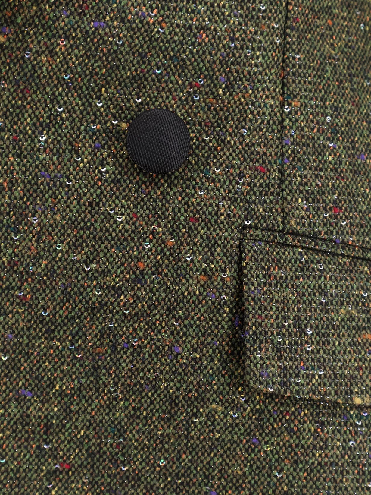 Dior Women Fitted Silk And Virgin Wool Blend Tweed Blazer CHRISTIAN DIOR