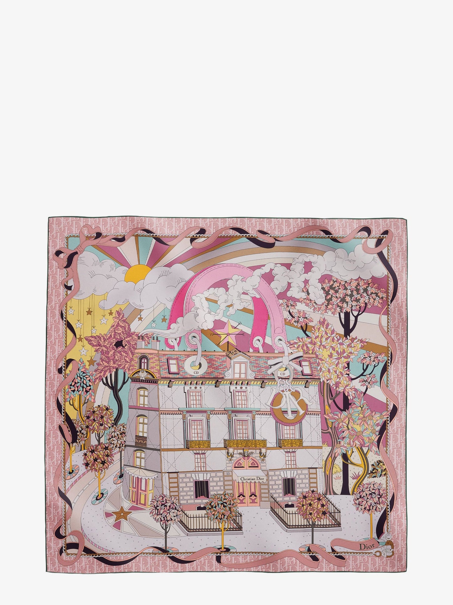 Dior Women Dior Avenue 90 Silk Foulard CHRISTIAN DIOR