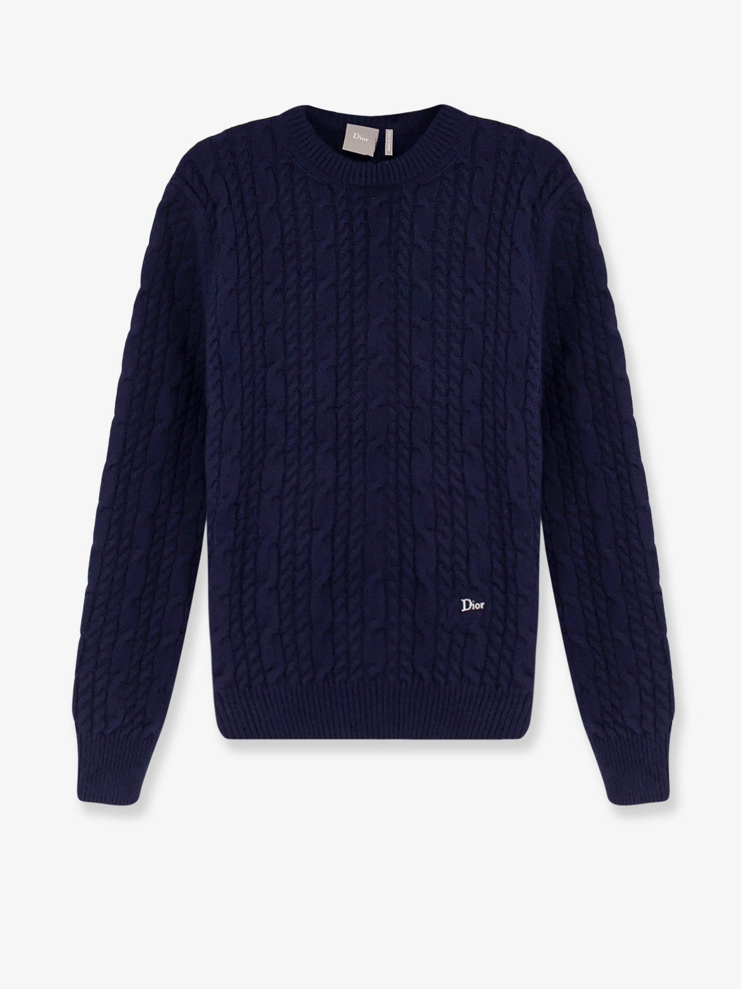 Dior Men Cable-Knit Cashmere Sweater CHRISTIAN DIOR