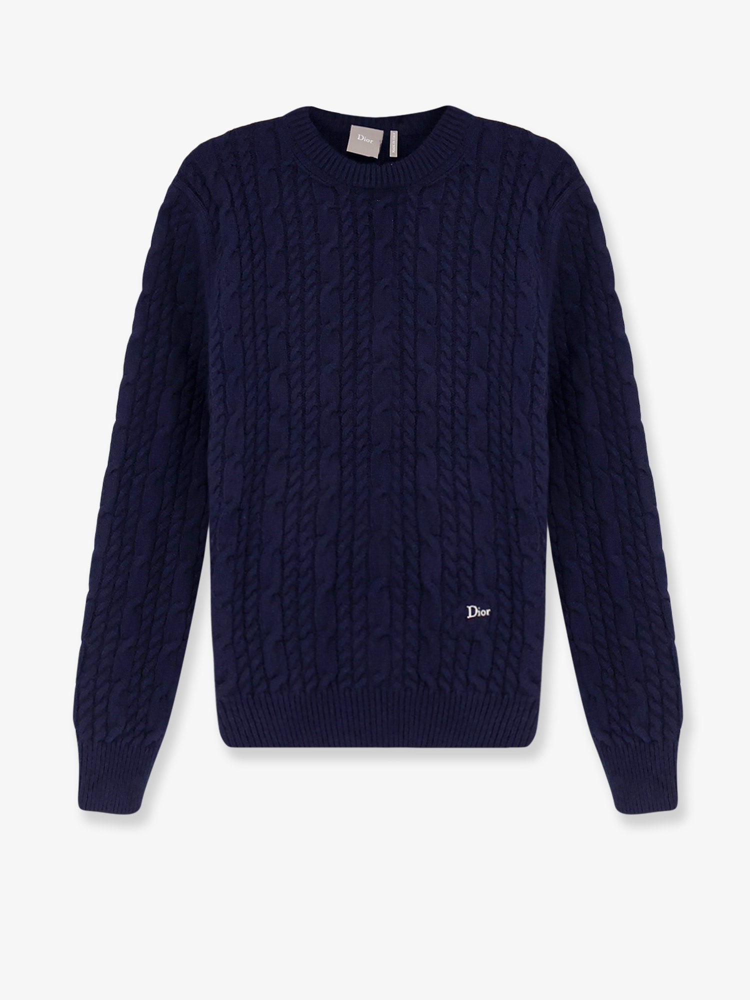 Dior Men Cable-Knit Cashmere Sweater CHRISTIAN DIOR