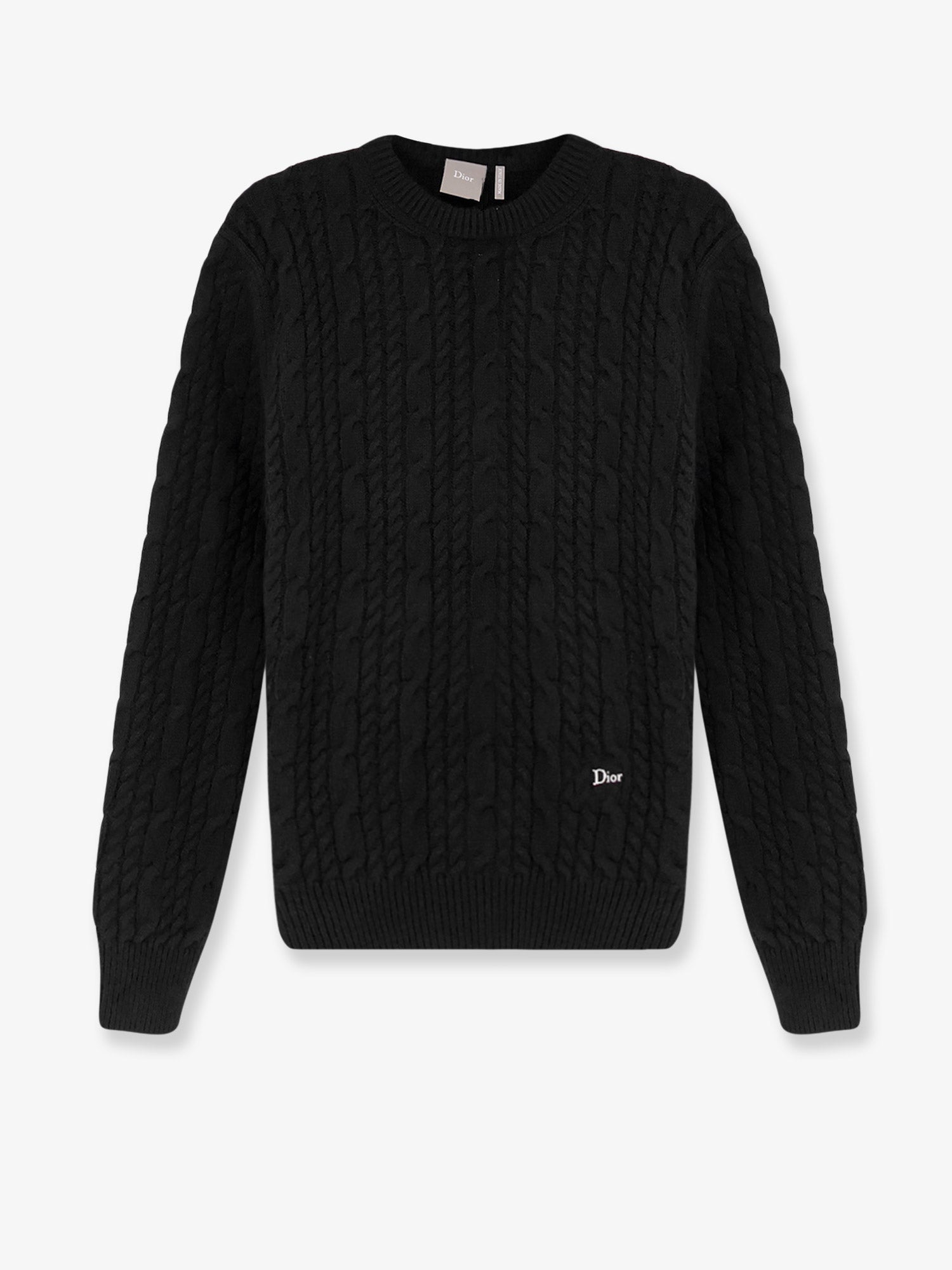 Dior Men Cable-Knit Cashmere Sweater CHRISTIAN DIOR