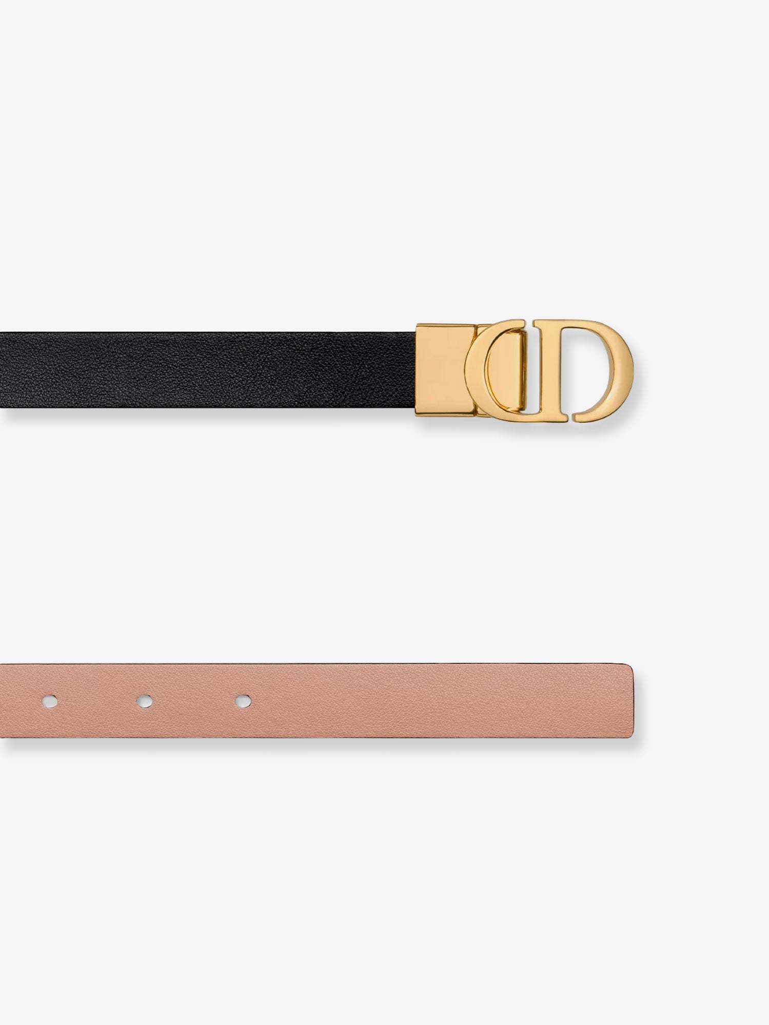 Dior Women Montaigne Reversible Leather Belt CHRISTIAN DIOR