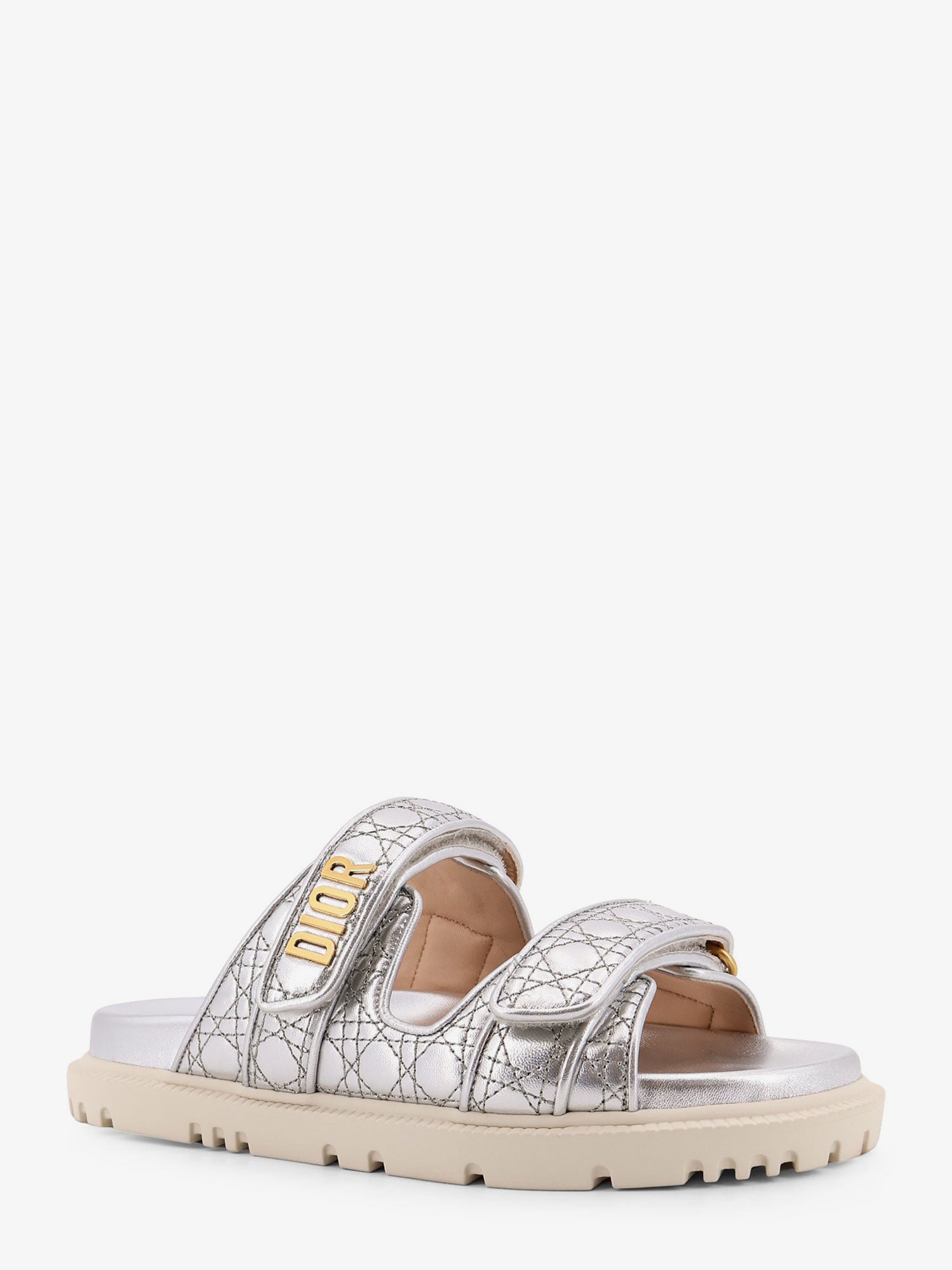 Dior Women Dioract Leather Sandals CHRISTIAN DIOR