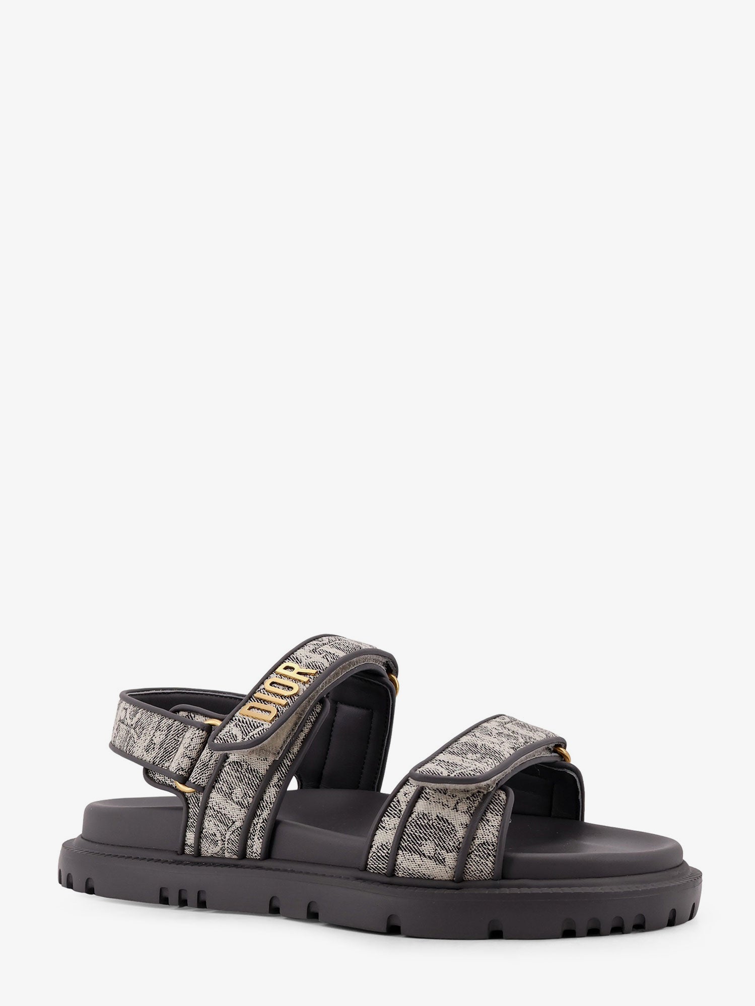 Dior Women Canvas Dioract Flat Sandals CHRISTIAN DIOR