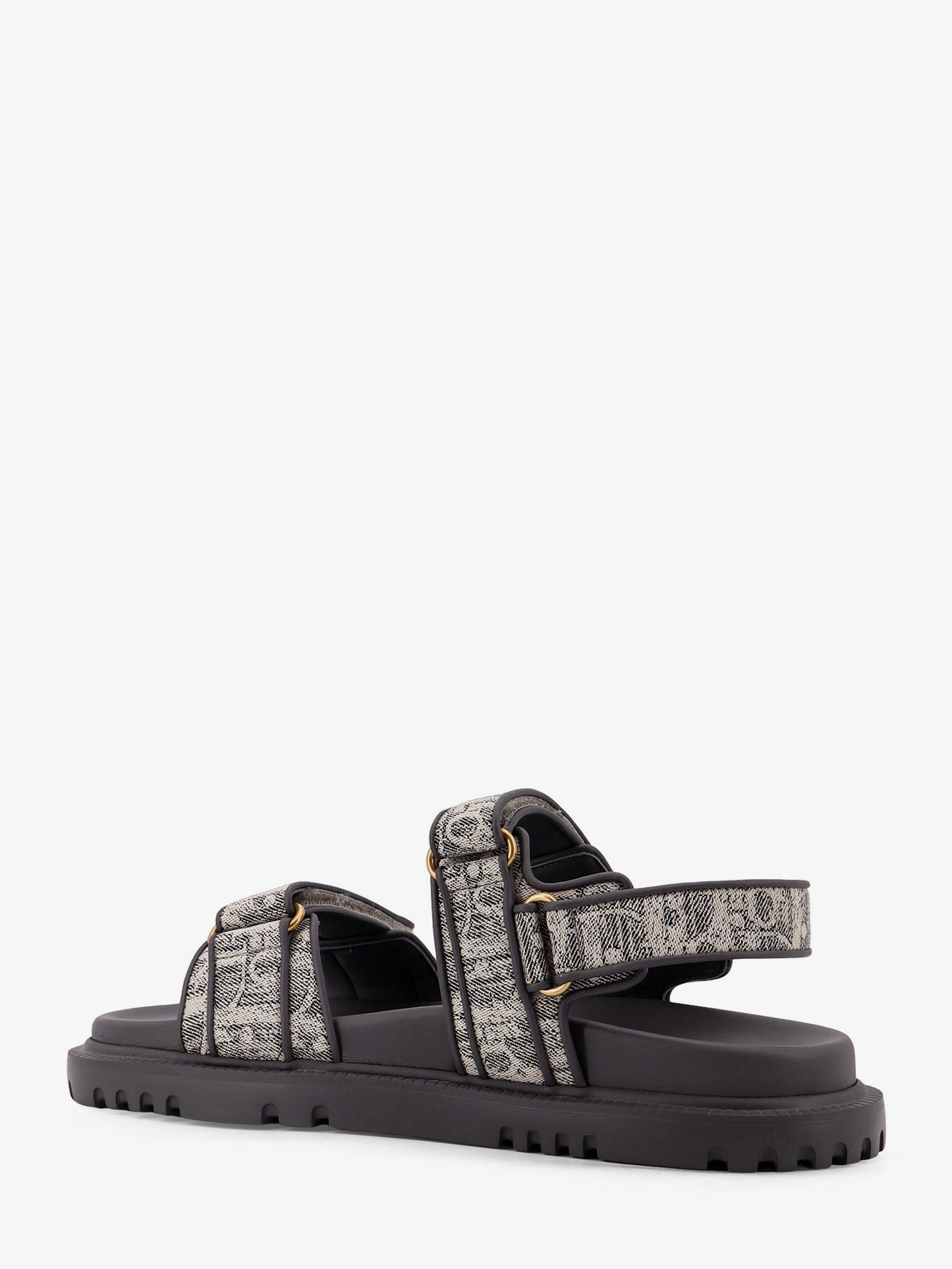 Dior Women Canvas Dioract Flat Sandals CHRISTIAN DIOR