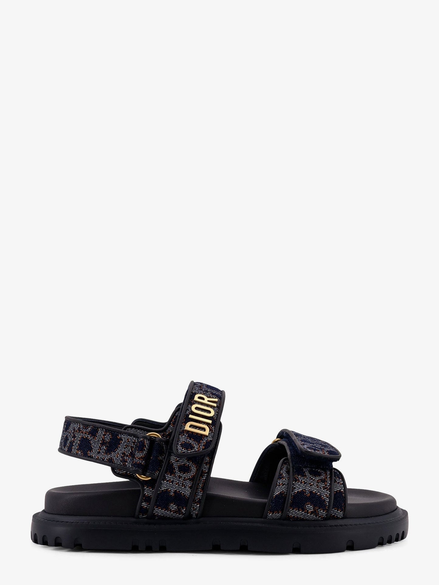 Dior Women Dior Oblique Denim Dioract Sandals CHRISTIAN DIOR