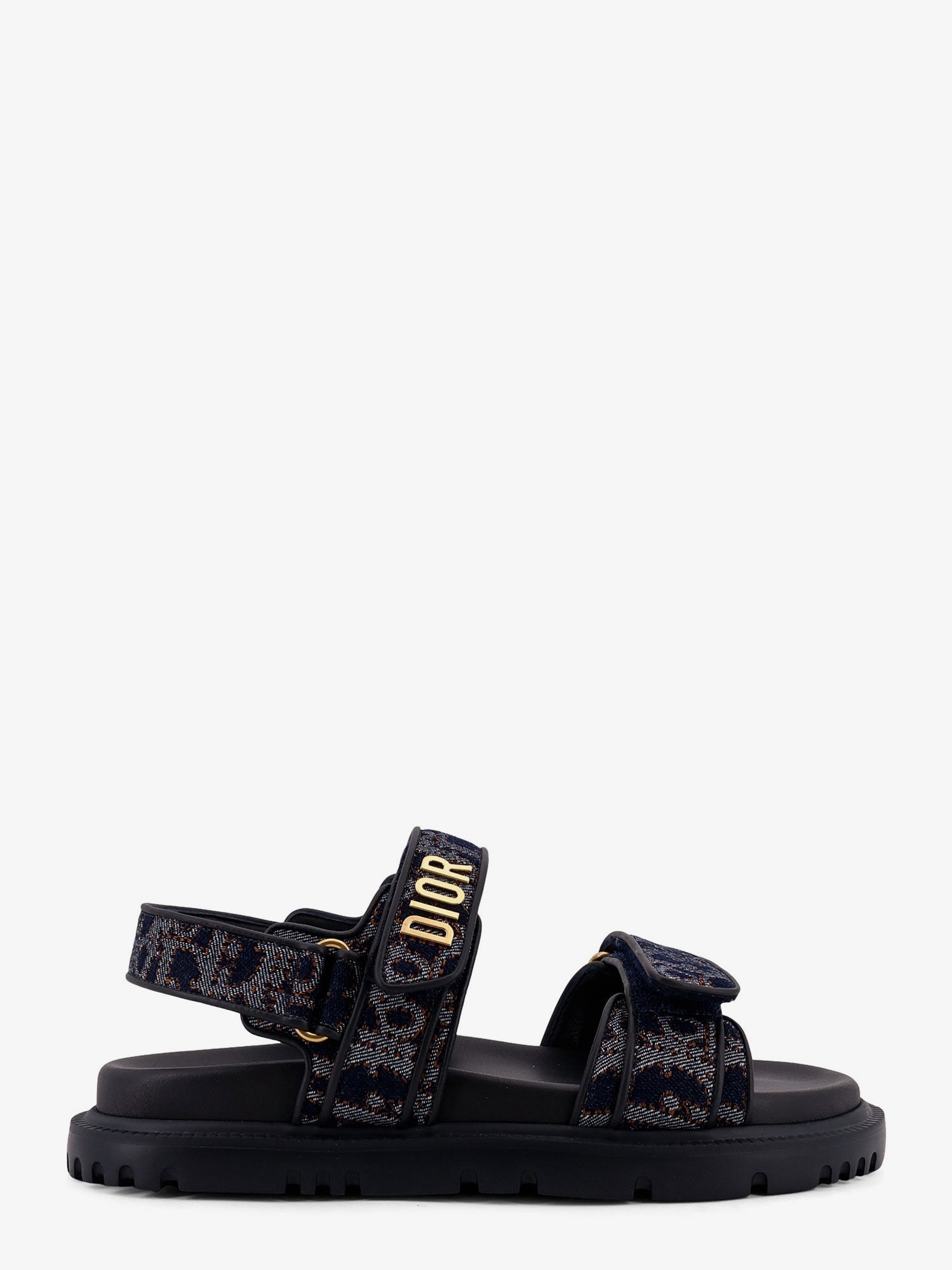 Dior Women Dior Oblique Denim Dioract Sandals CHRISTIAN DIOR