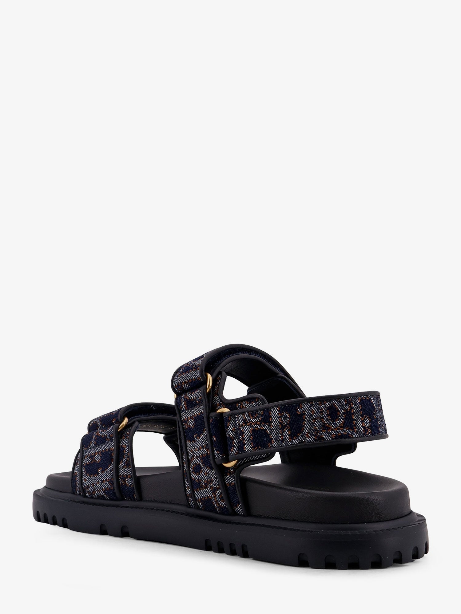 Dior Women Dior Oblique Denim Dioract Sandals CHRISTIAN DIOR