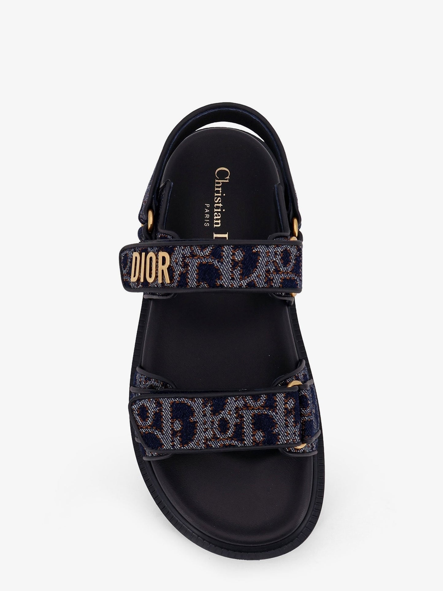 Dior Women Dior Oblique Denim Dioract Sandals CHRISTIAN DIOR