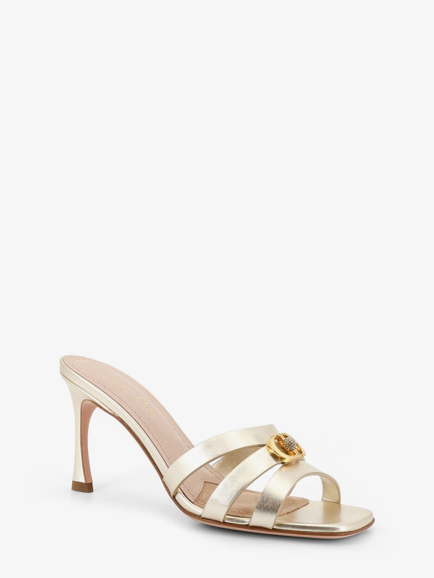 Dior Women Laminated 30M Leather Sandals CHRISTIAN DIOR