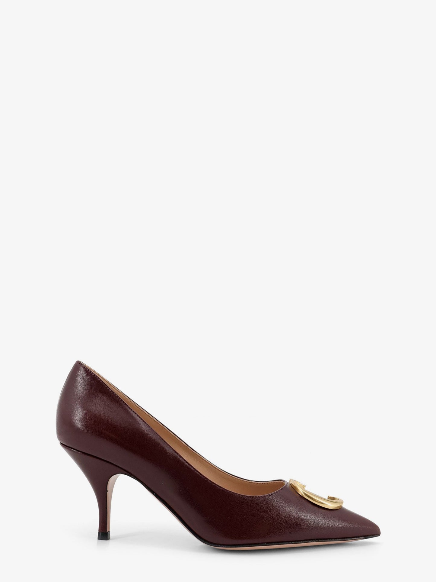 Dior Women Dior Initials Leather Pumps With Metal Cd Initials CHRISTIAN DIOR