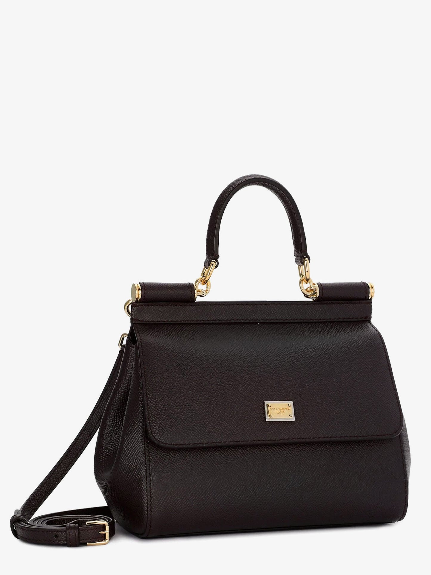 Dolce & Gabbana Women Sicily Medium Leather Crossbody Bag DOLCE & GABBANA