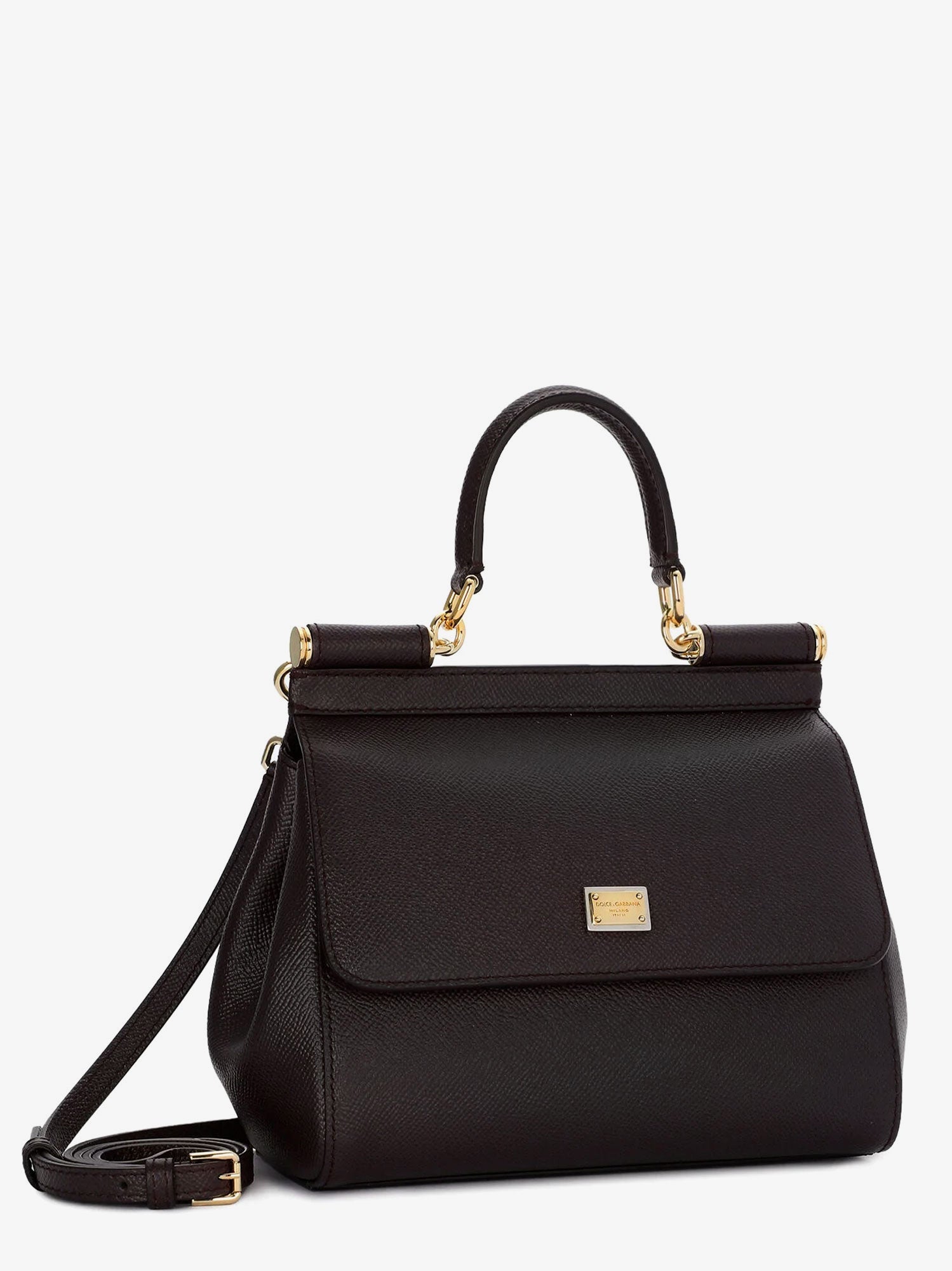 Dolce & Gabbana Women Sicily Medium Leather Crossbody Bag DOLCE & GABBANA