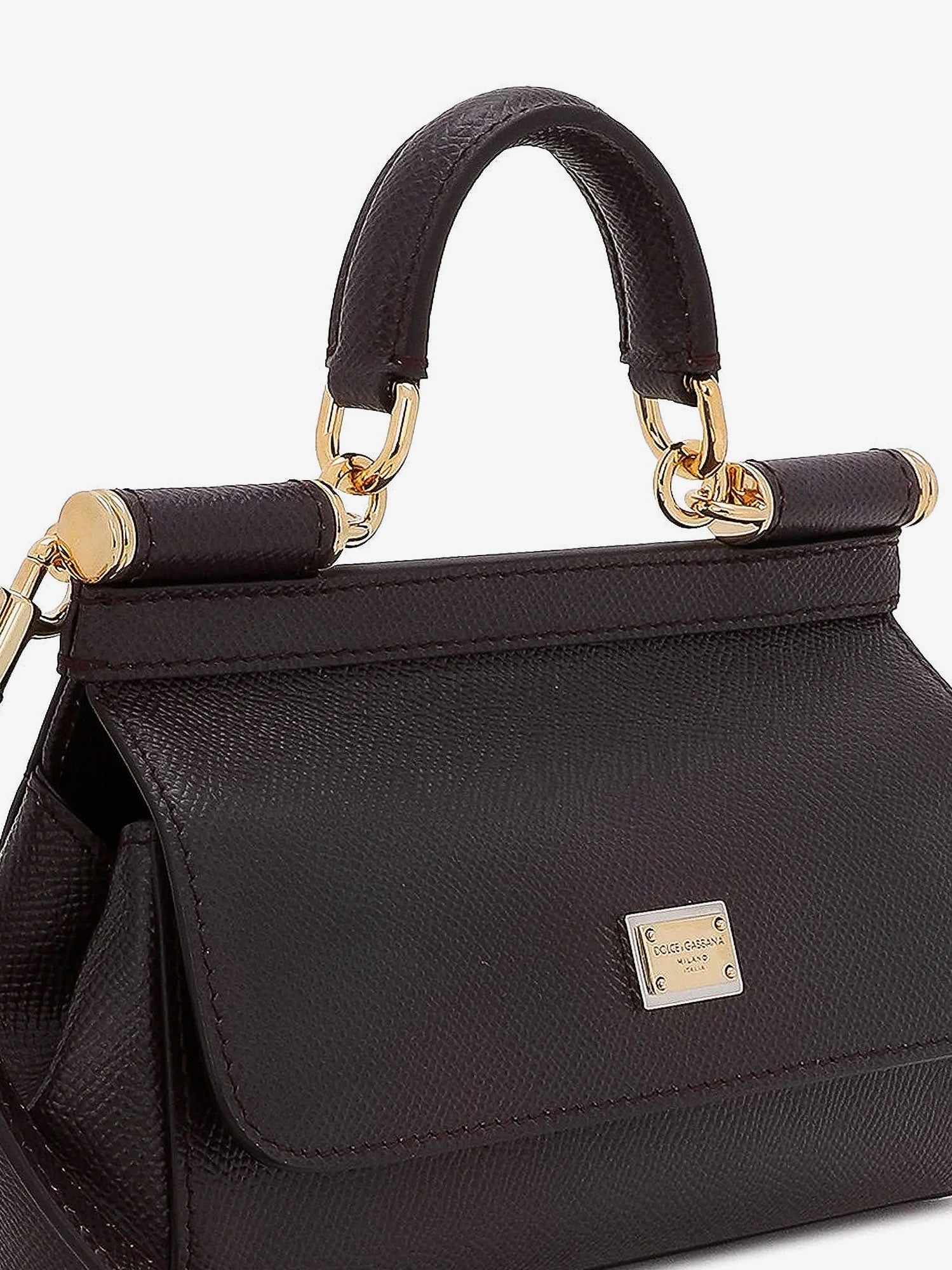 Dolce & Gabbana Women Sicily Small Leather Crossbody Bag DOLCE & GABBANA