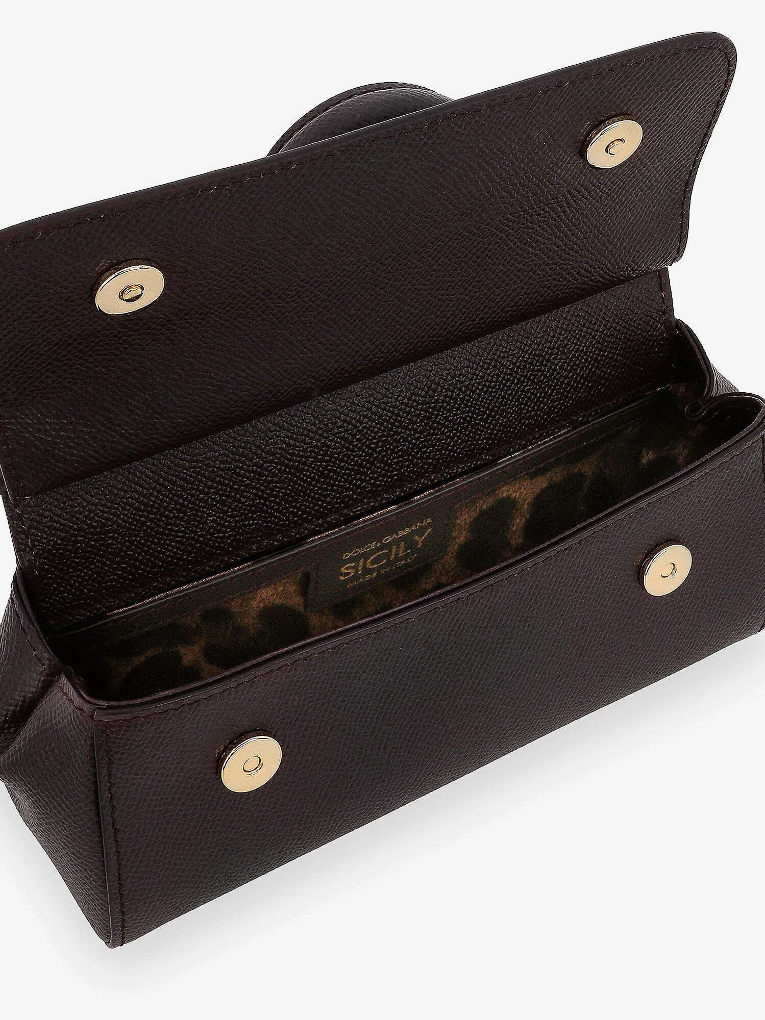 Dolce & Gabbana Women Sicily Small Leather Crossbody Bag DOLCE & GABBANA