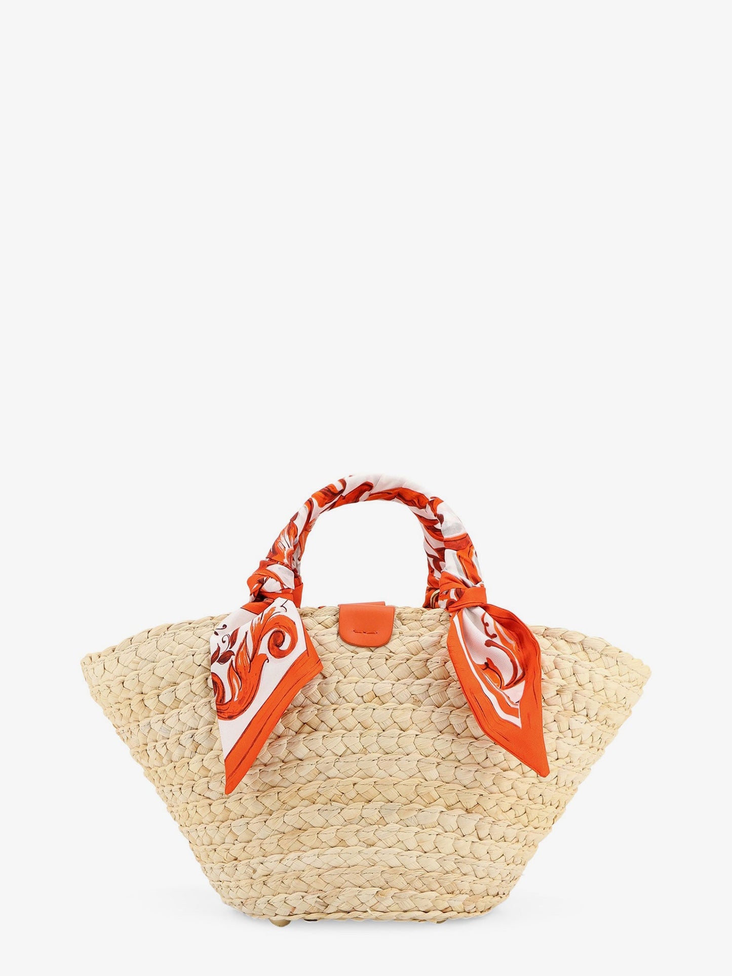 Dolce & Gabbana Women Maiolica Shoulder Bag In Leather And Raffia DOLCE & GABBANA