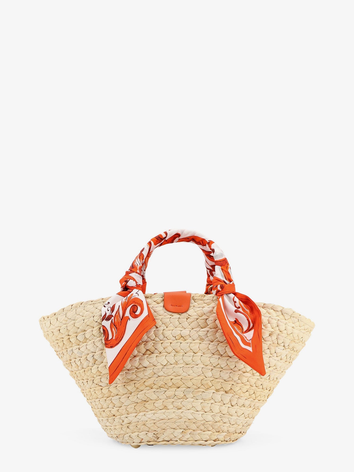 Dolce & Gabbana Women Maiolica Shoulder Bag In Leather And Raffia DOLCE & GABBANA