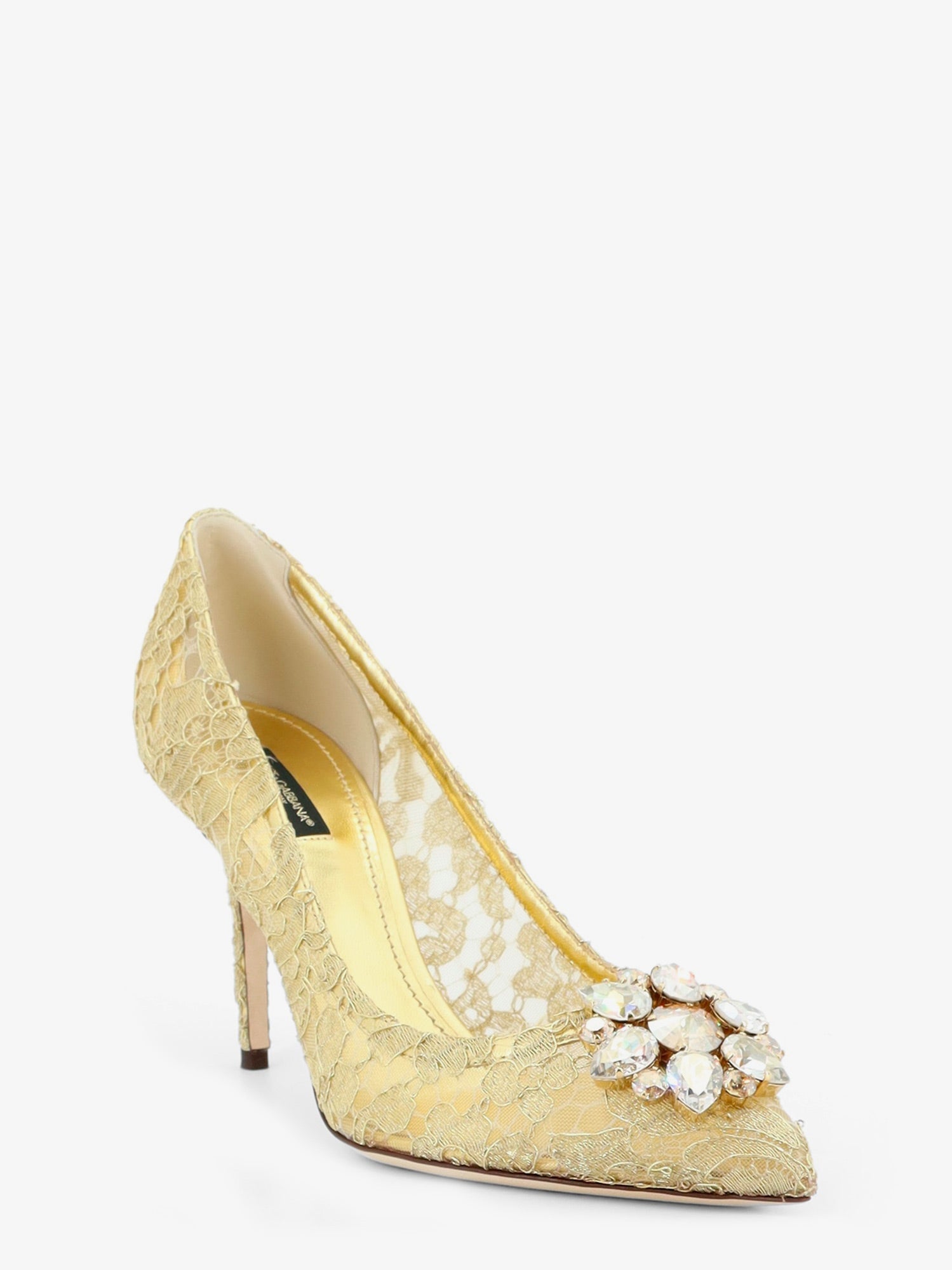 Dolce & Gabbana Women Bellucci Lurex Lace Pumps DOLCE & GABBANA