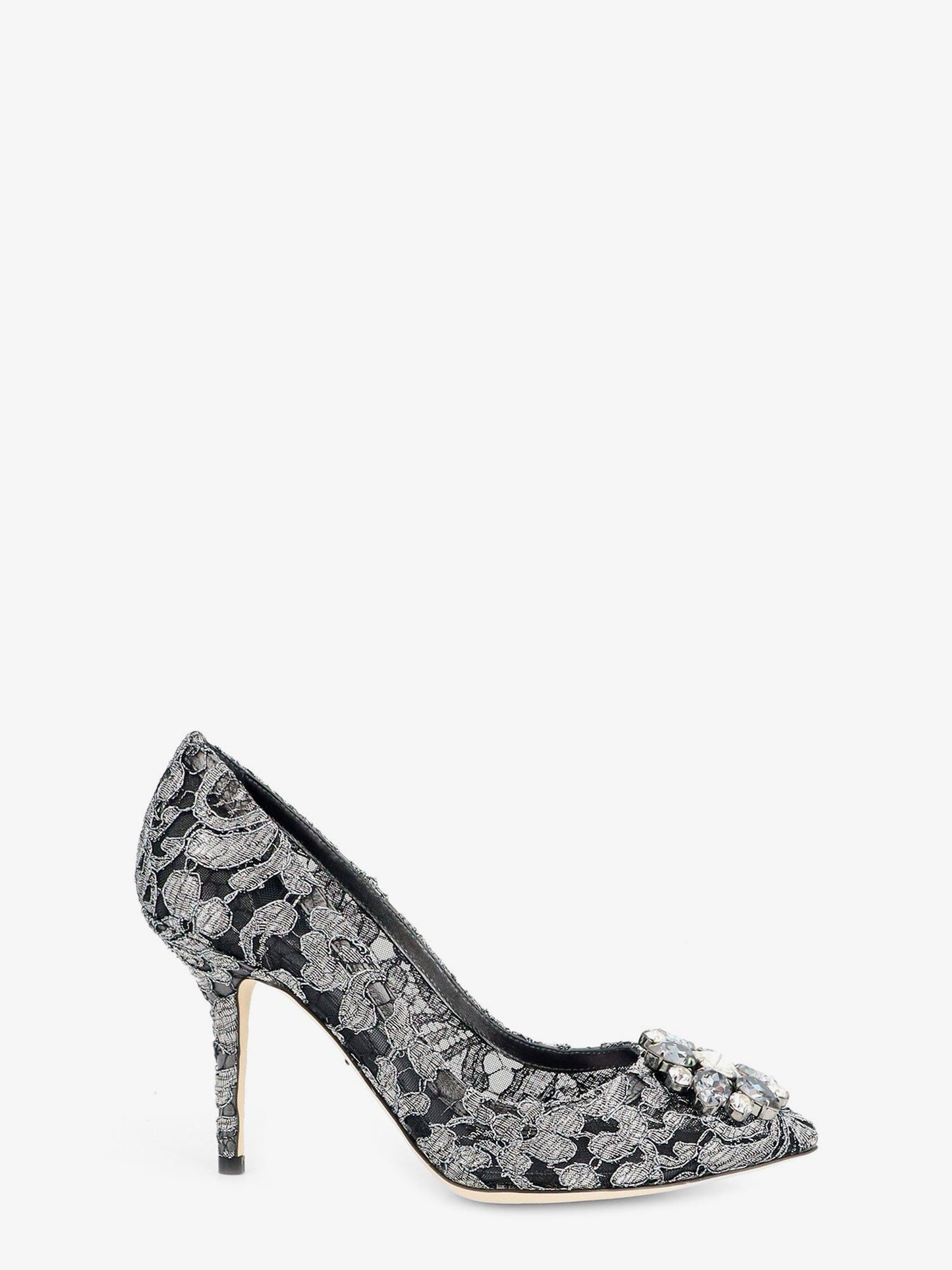 Dolce & Gabbana Women Bellucci Lurex Lace Pimps DOLCE & GABBANA