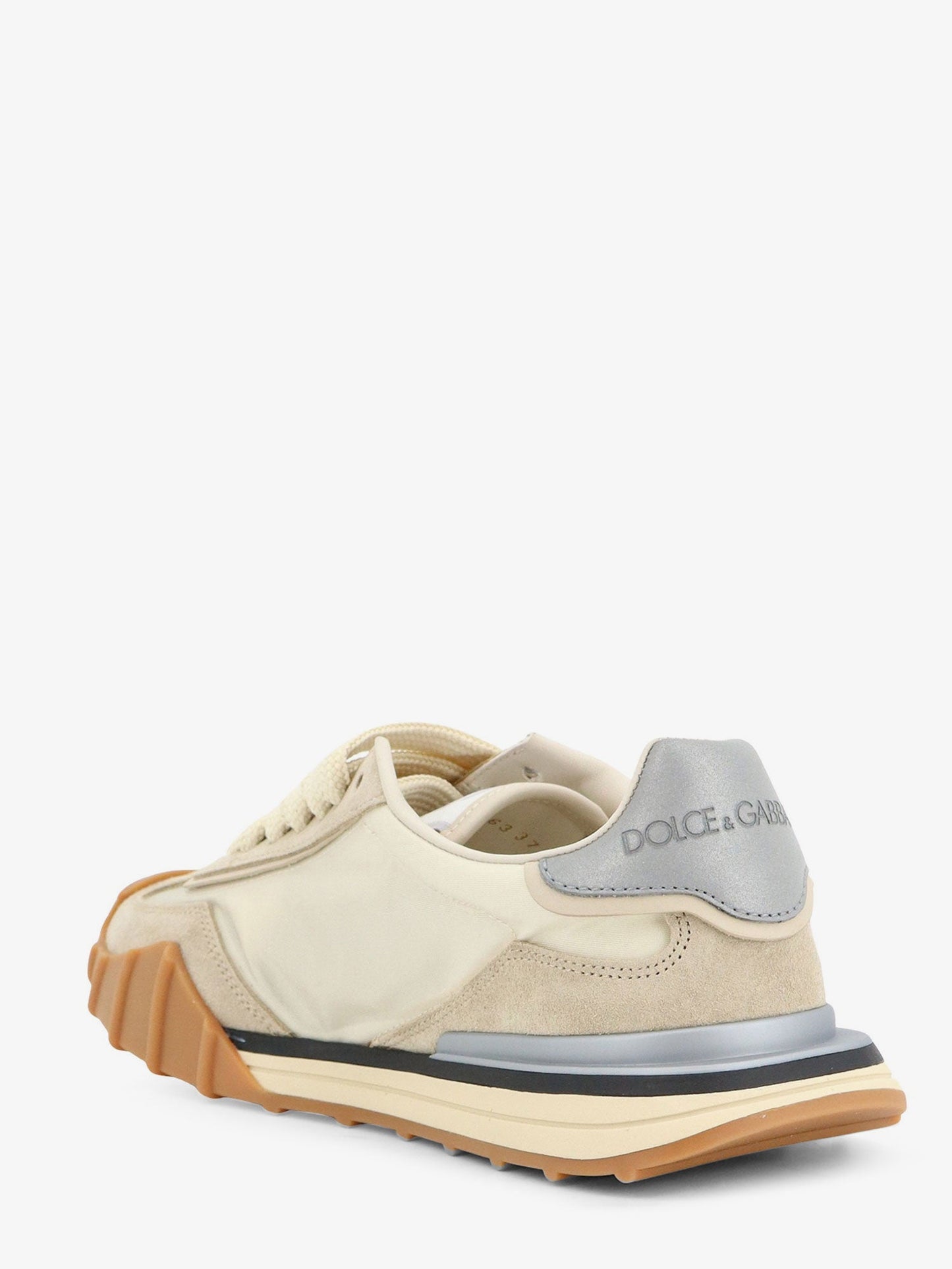 Dolce & Gabbana Women Nylon And Suede Sneakers With Dg Logo On The Side DOLCE & GABBANA