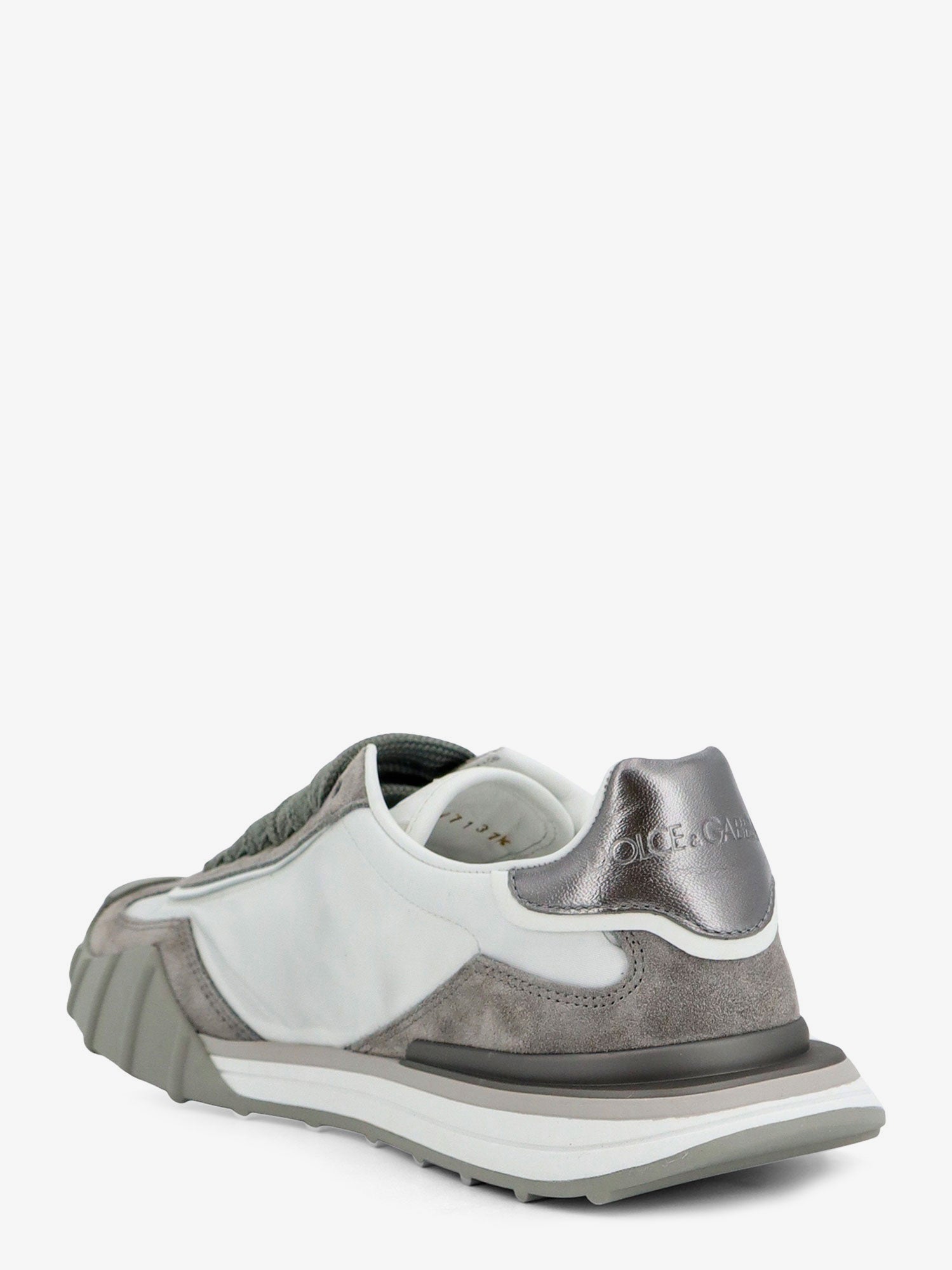 Dolce & Gabbana Women Nylon And Suede Sneakers With Dg Logo With Rhinestones DOLCE & GABBANA