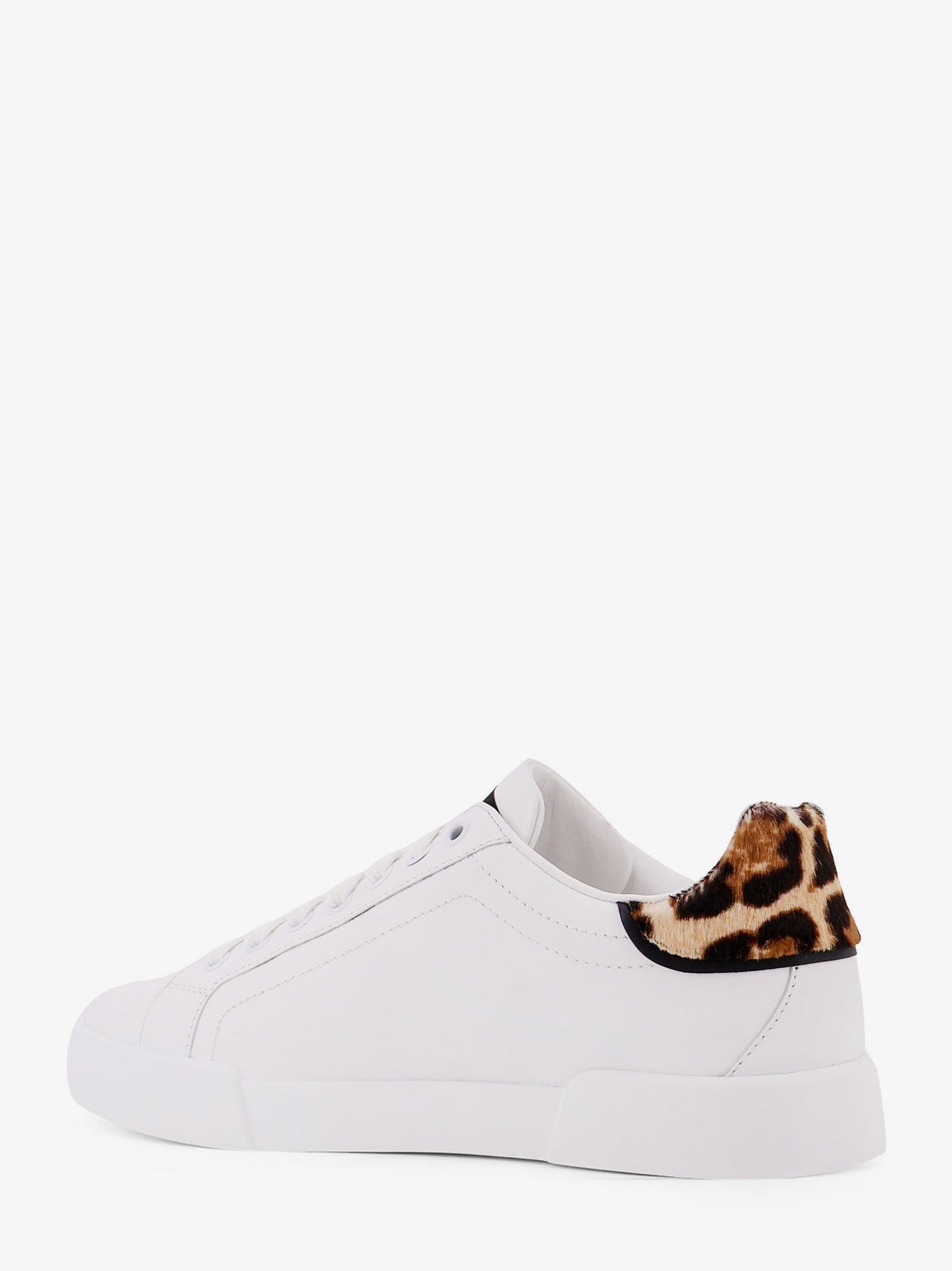 Dolce & Gabbana Women Portofino Letaher Light Strobel Sneakers DOLCE & GABBANA