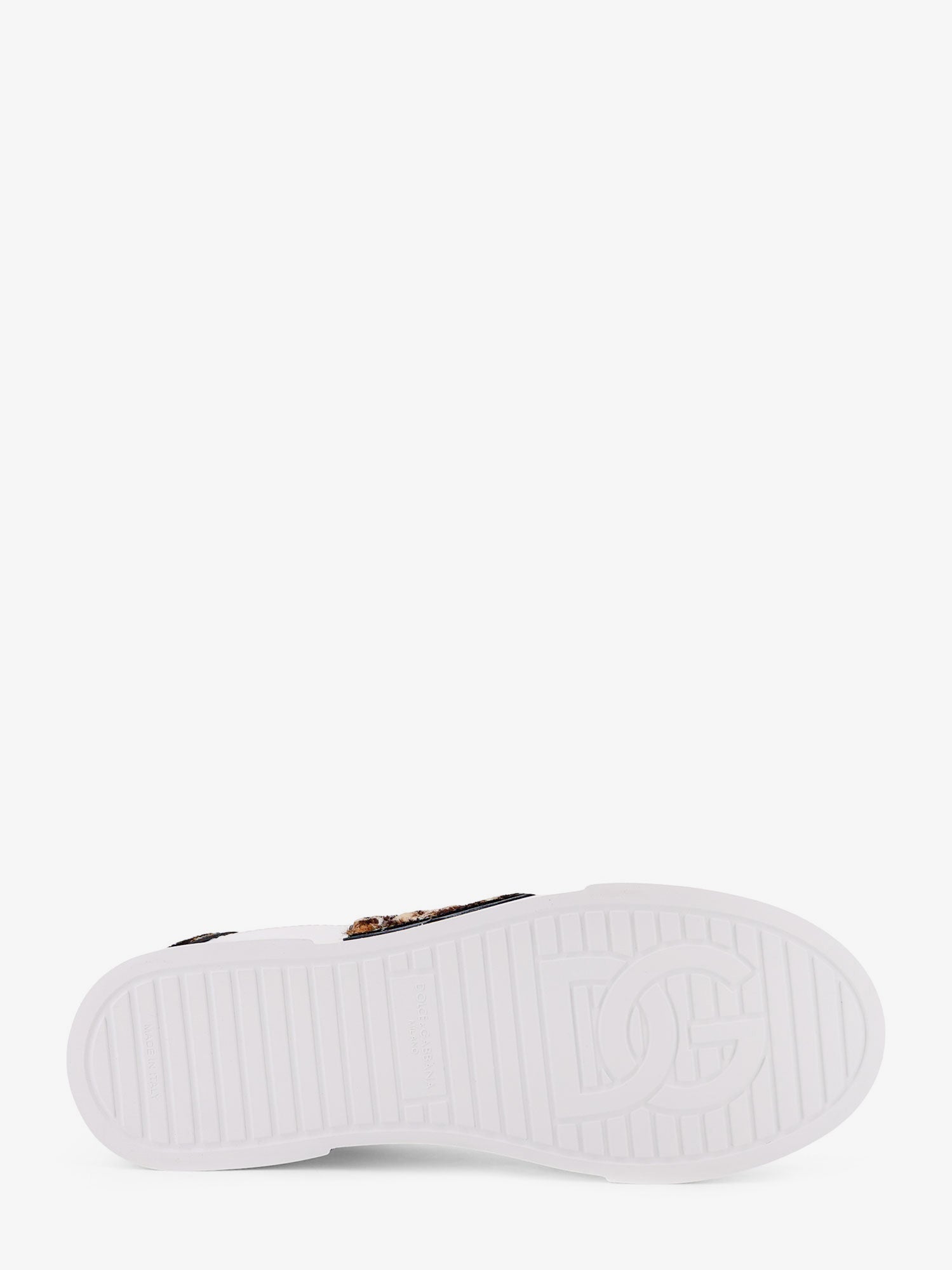 Dolce & Gabbana Women Portofino Letaher Light Strobel Sneakers DOLCE & GABBANA