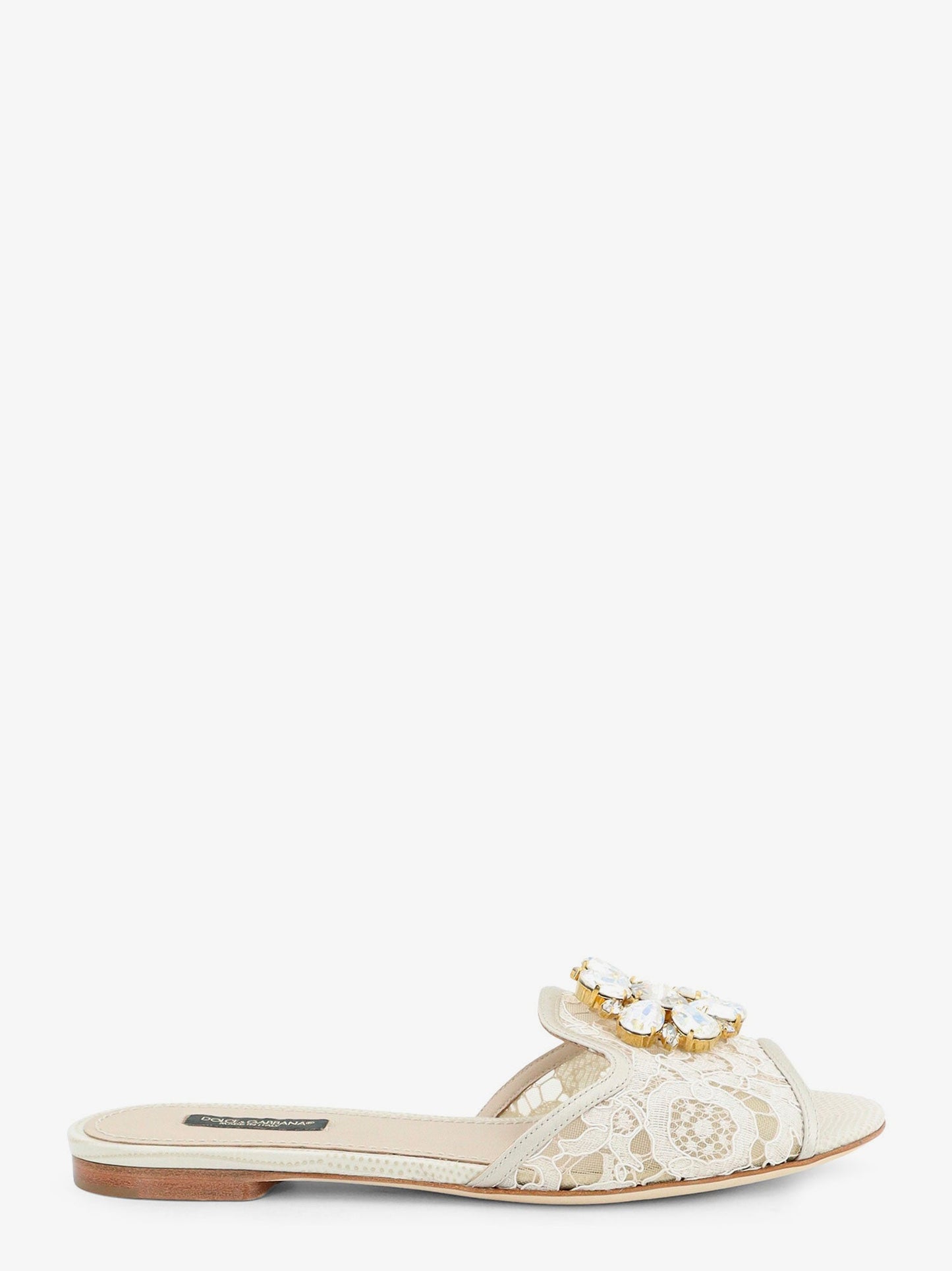 Dolce & Gabbana Women Rainbow Lurex Lace Sandals DOLCE & GABBANA