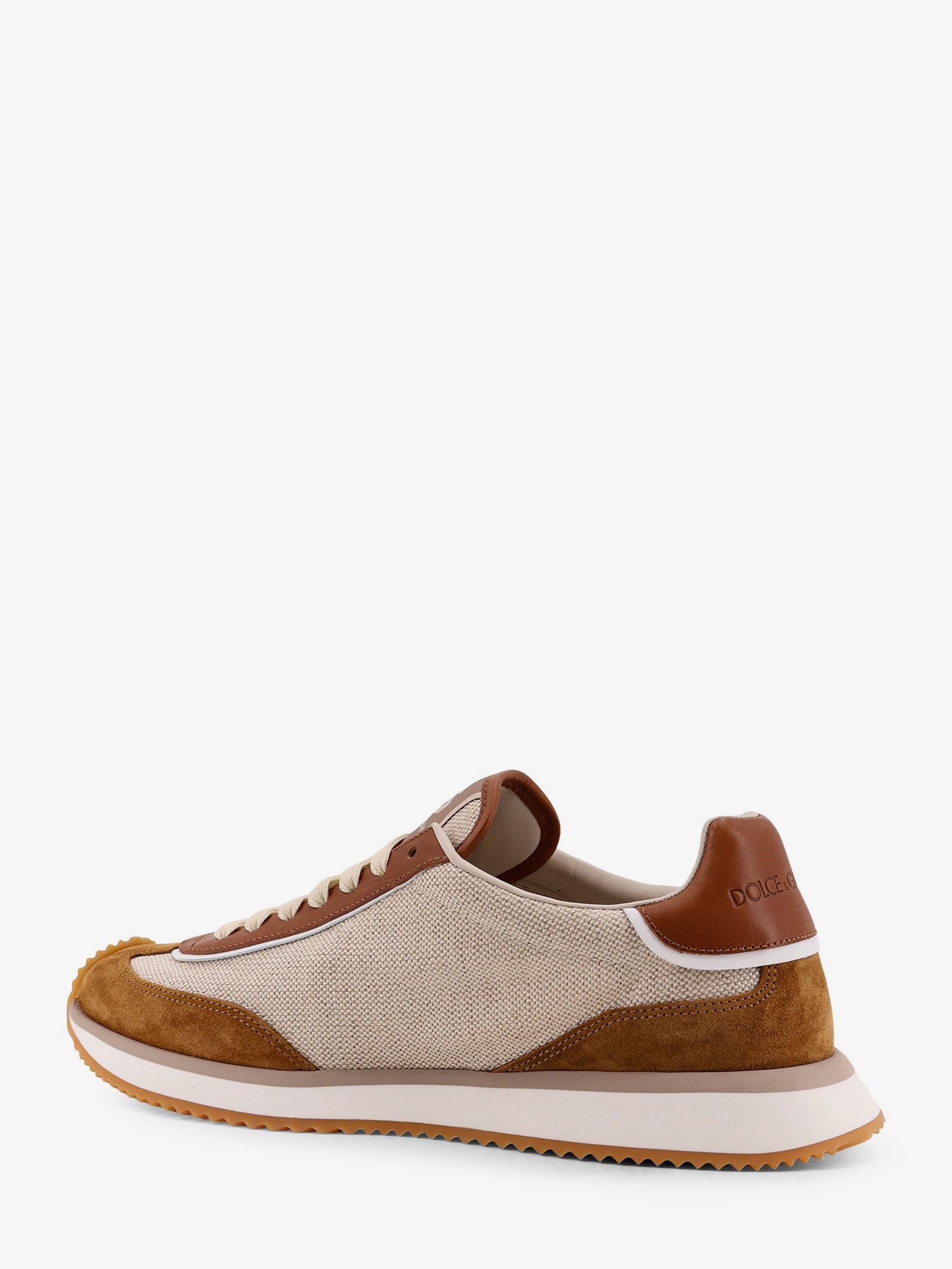 Dolce & Gabbana Men Dg Cushion Canvas With Side Logo Sneakers DOLCE & GABBANA
