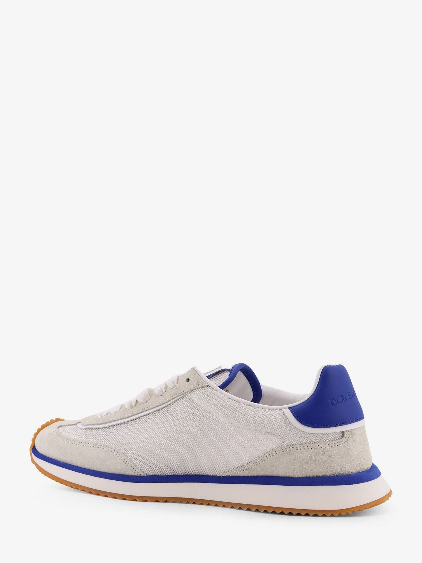 Dolce & Gabbana Men Leather Sneakers With Dg Logo DOLCE & GABBANA
