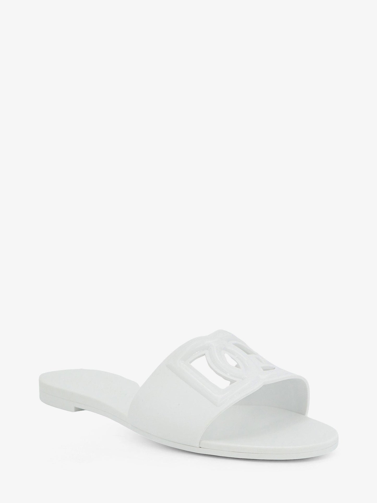 Dolce & Gabbana Women Pvc Sandals With Dg Logo On The Front DOLCE & GABBANA