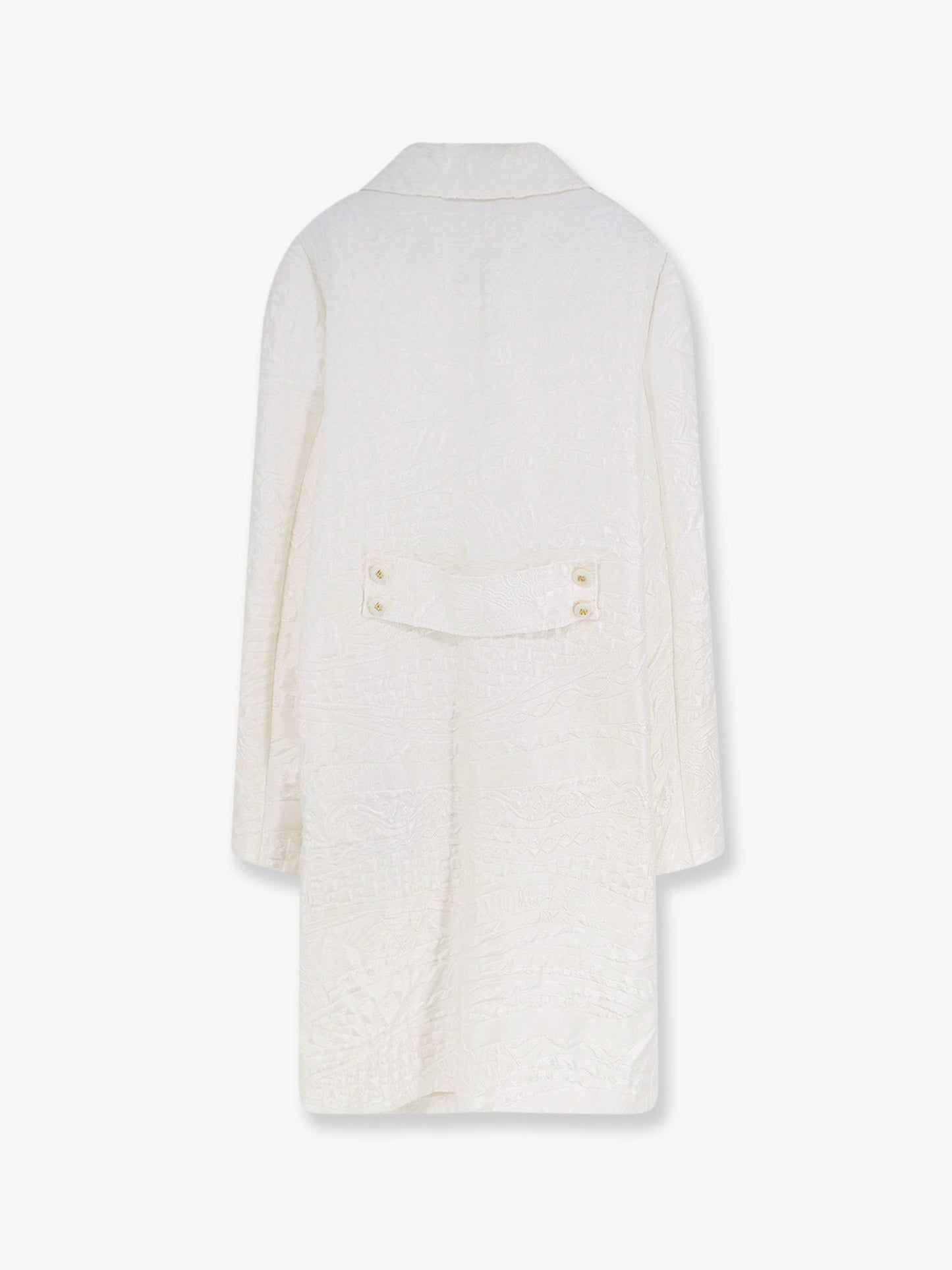 Dolce & Gabbana Women Brocade Coat With Dg Buttons DOLCE & GABBANA
