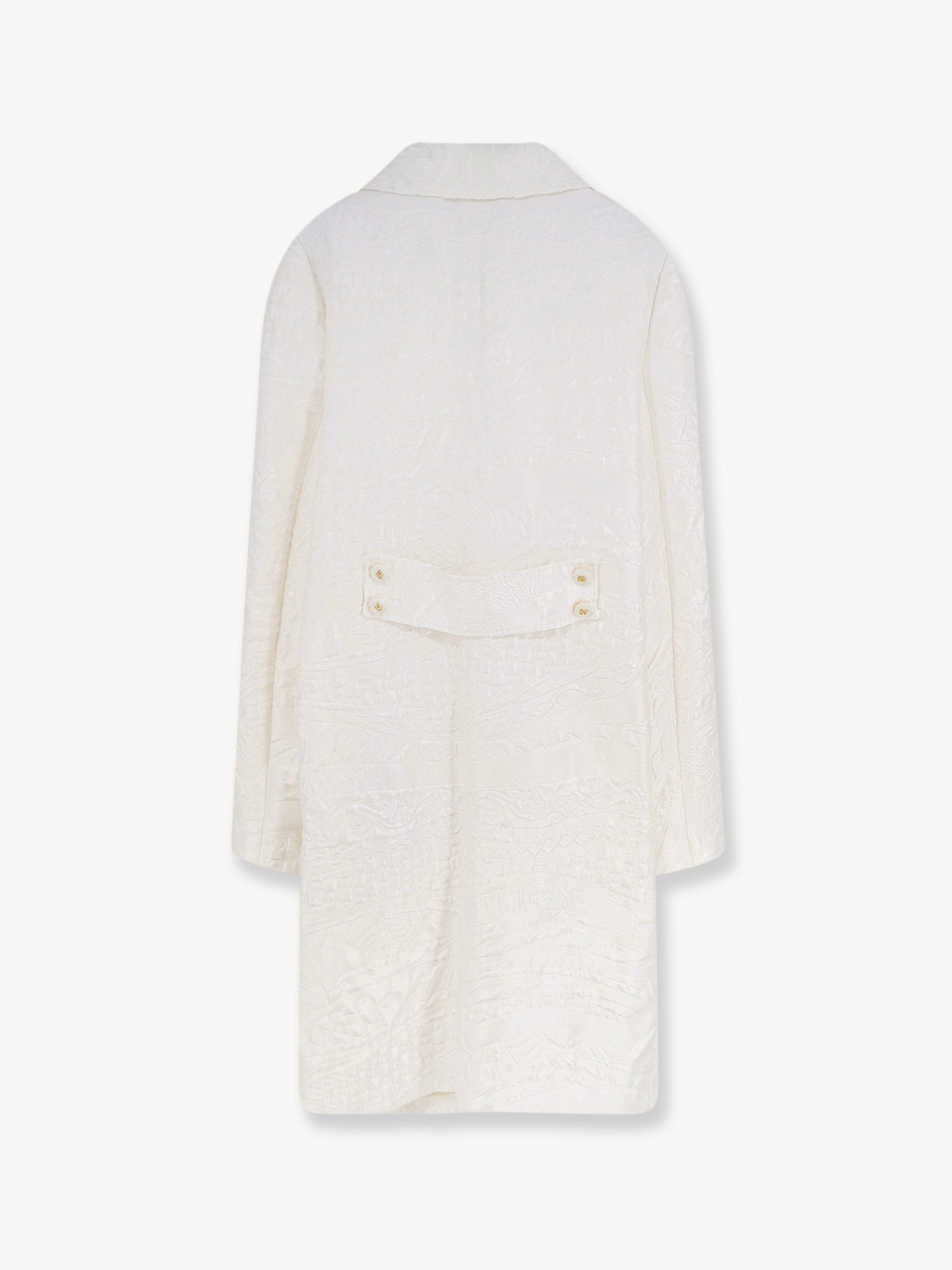 Dolce & Gabbana Women Brocade Coat With Dg Buttons DOLCE & GABBANA