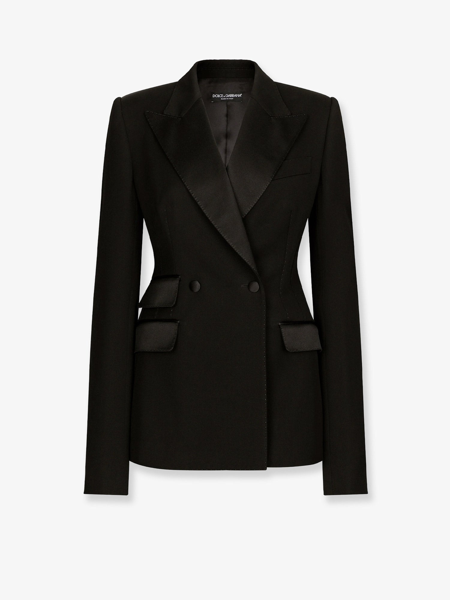 Dolce & Gabbana Women Tuxedo Virgin Wool And Silk Blazer DOLCE & GABBANA