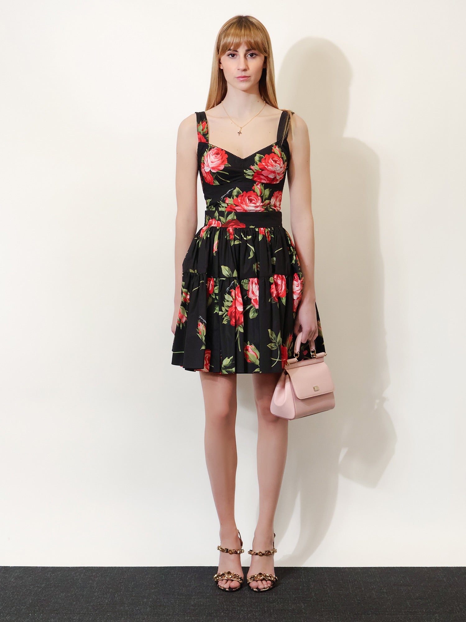 Dolce & Gabbana Women Cotton Skirt With Iconic Print DOLCE & GABBANA