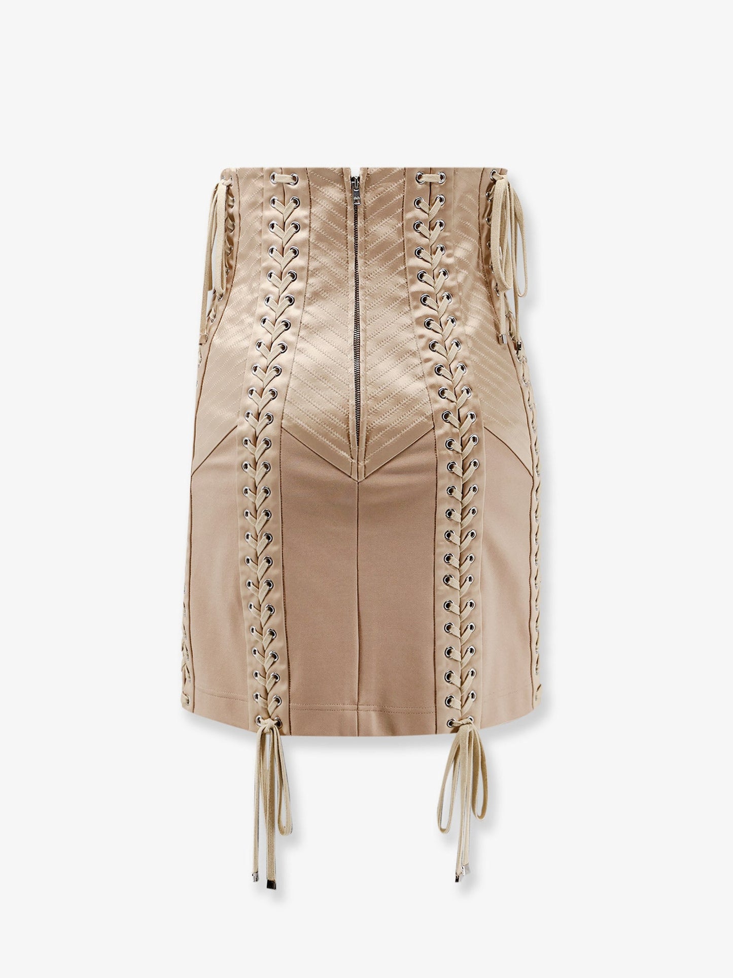 Dolce & Gabbana Women Shiny Satin Mini Skirt DOLCE & GABBANA