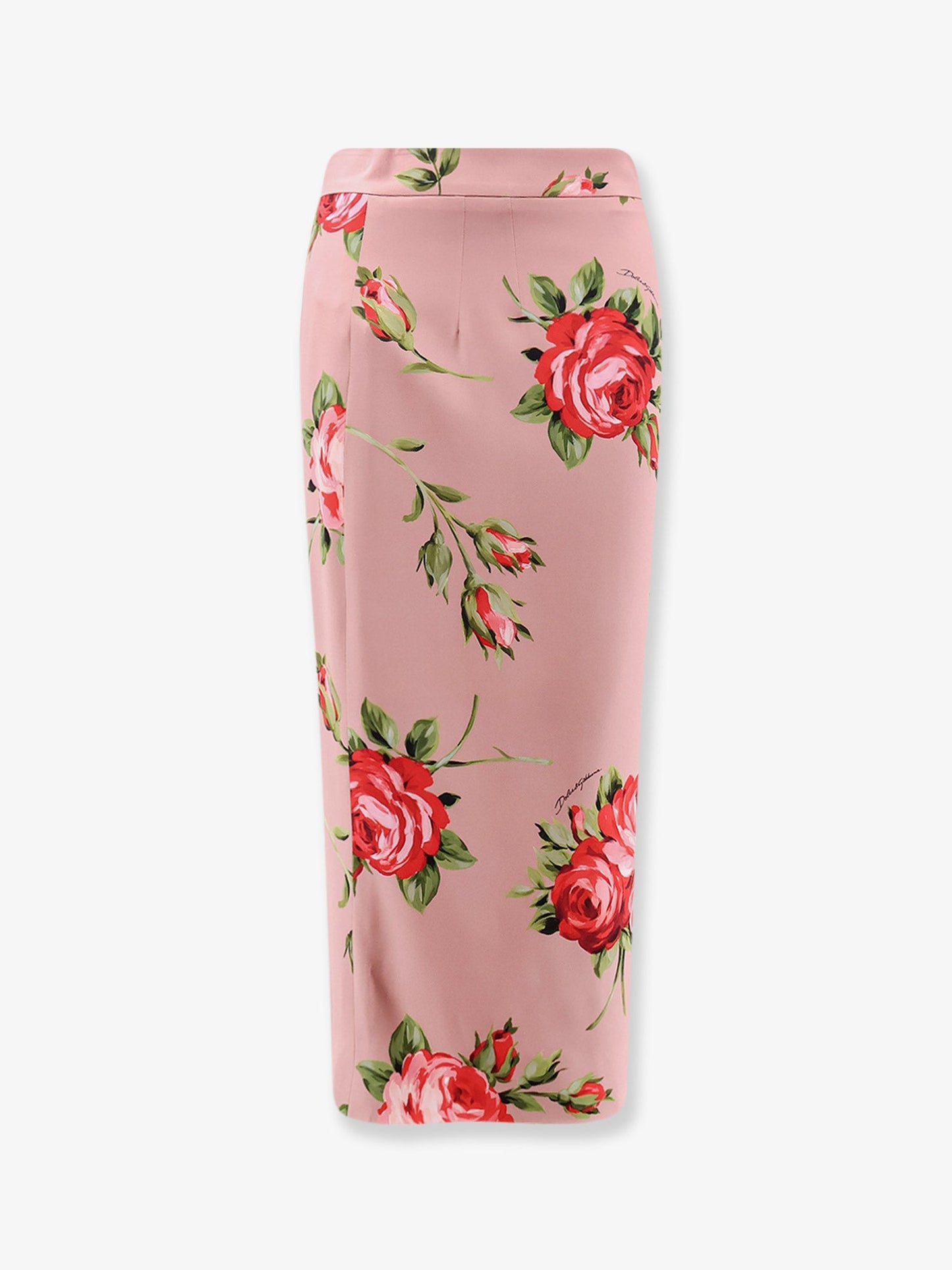Dolce & Gabbana Women Stretch Silk Long Skirt DOLCE & GABBANA