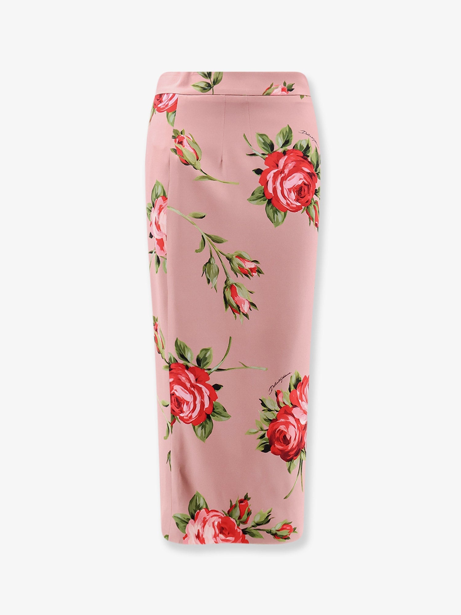 Dolce & Gabbana Women Stretch Silk Long Skirt DOLCE & GABBANA