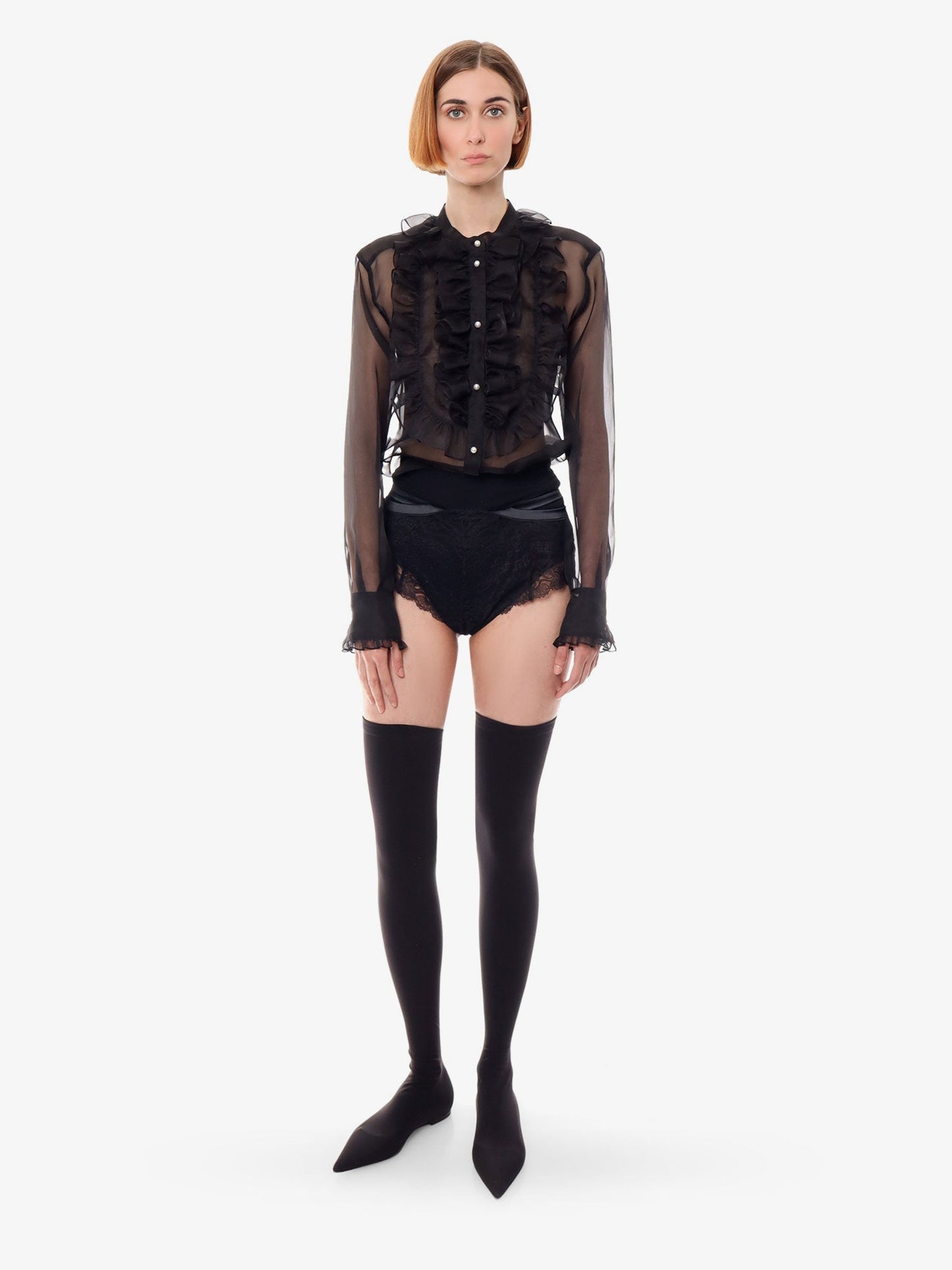Dolce & Gabbana Women Organza Shirt DOLCE & GABBANA