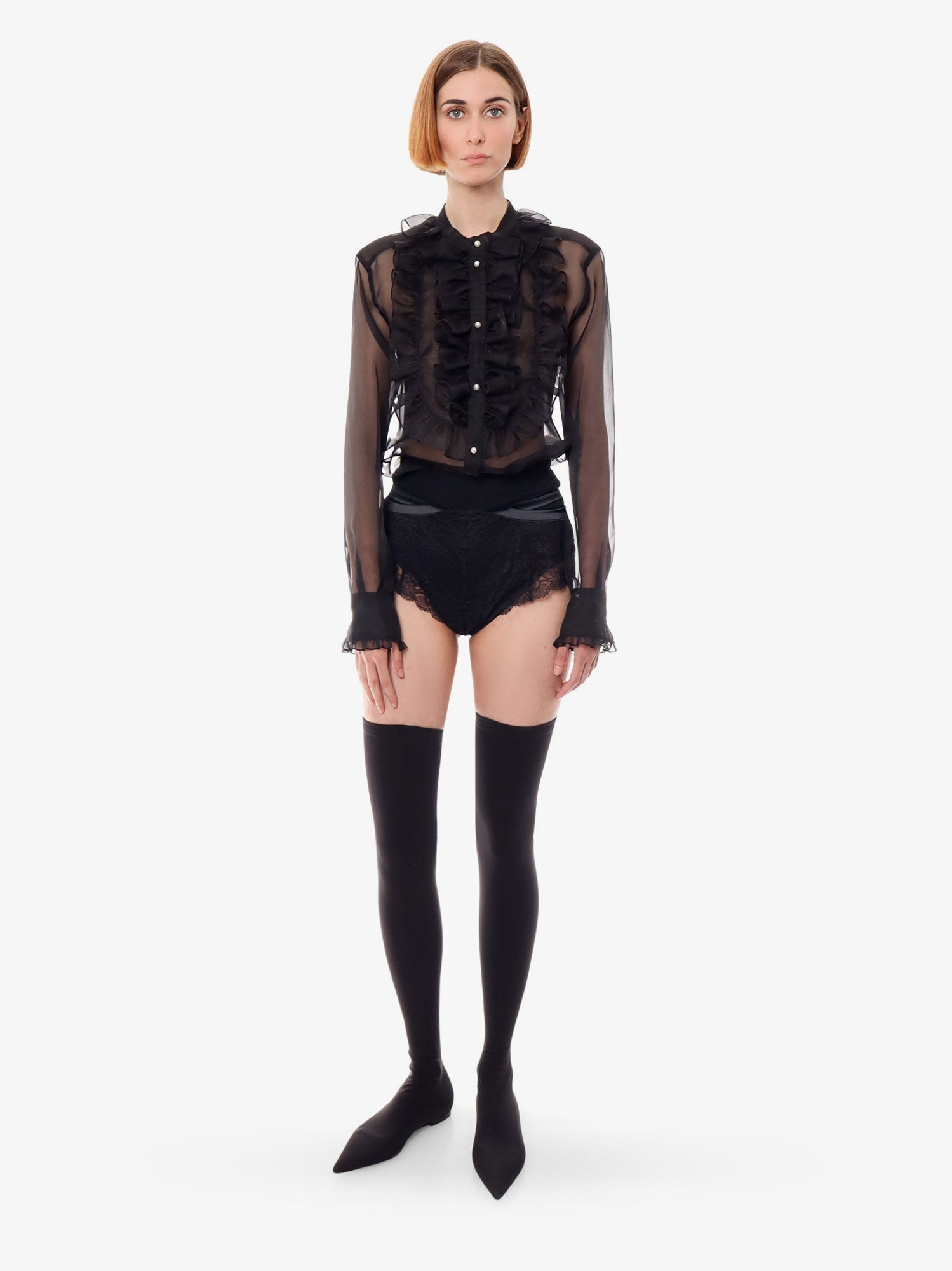 Dolce & Gabbana Women Organza Shirt DOLCE & GABBANA