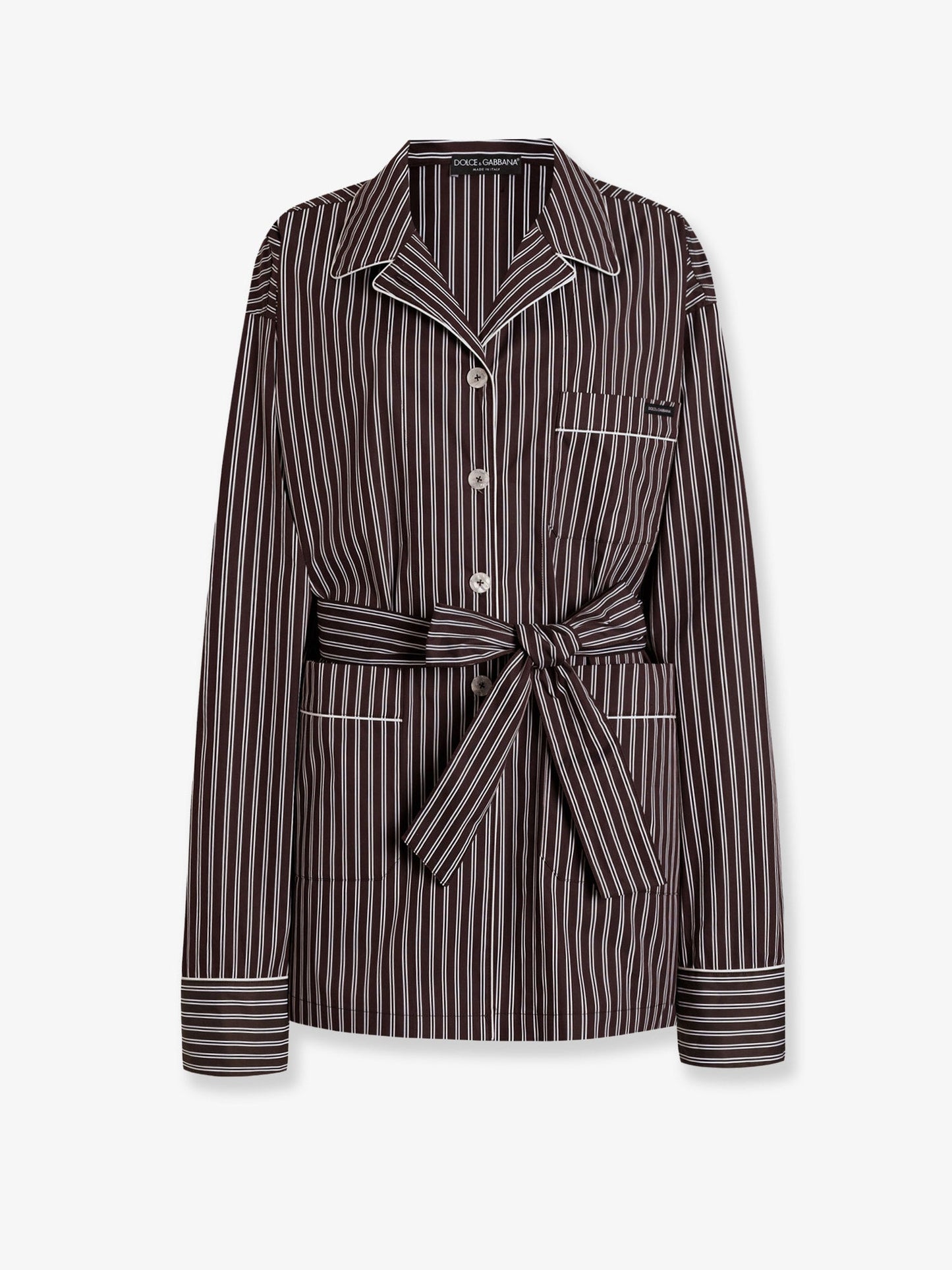 Dolce & Gabbana Women Camicia Pigiama Vanity In Popeline DOLCE & GABBANA