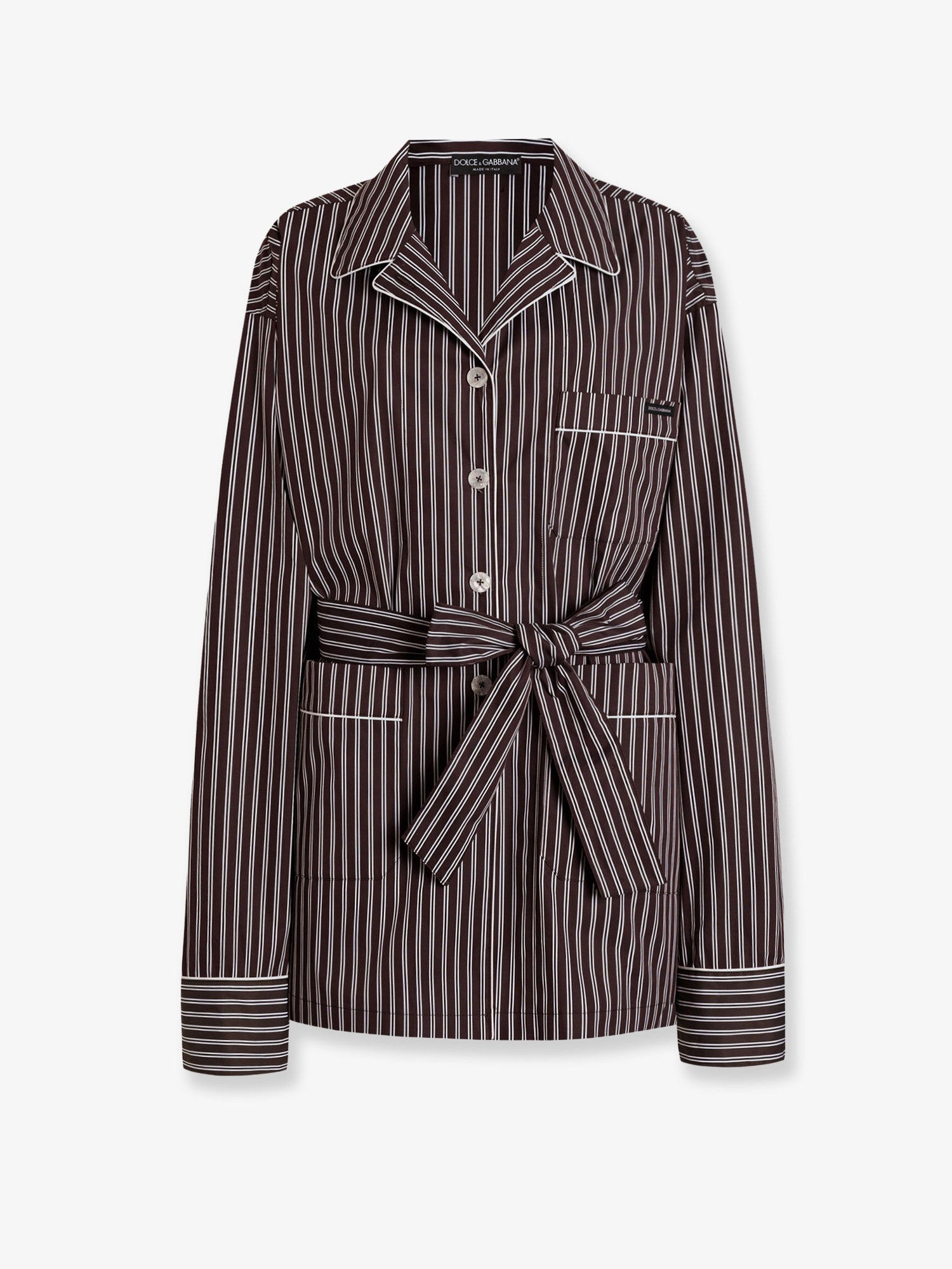 Dolce & Gabbana Women Camicia Pigiama Vanity In Popeline DOLCE & GABBANA